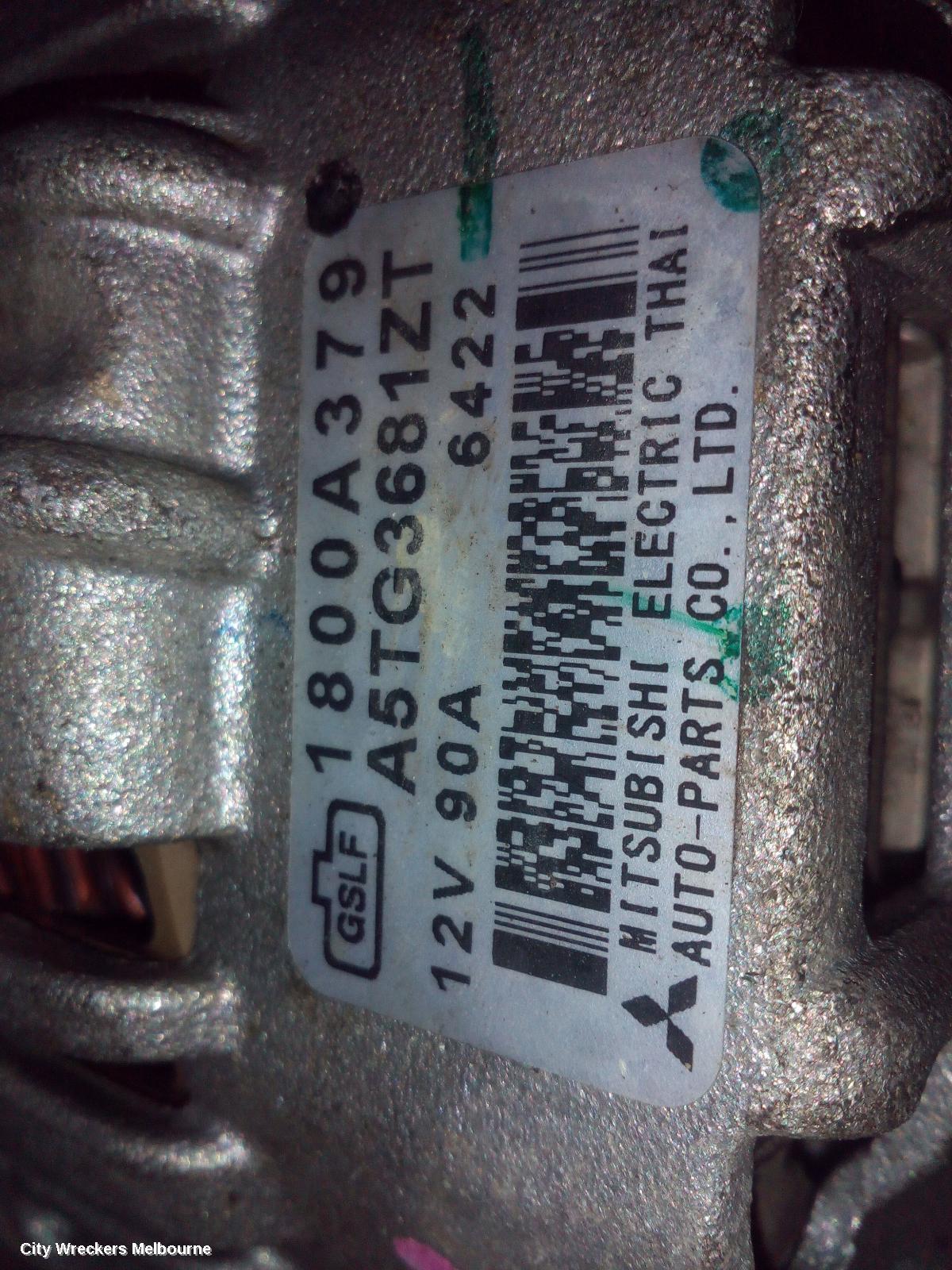 MITSUBISHI TRITON ALTERNATOR, DIESEL, 2.4, 4N15, MQ-MR, 04/2015 ONWARDS - Image 2