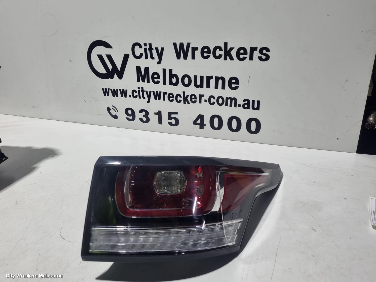 LAND ROVER RANGEROVER SPORT RIGHT TAILLIGHT, L494, CHROME AROUND SIDE MARKER, 06/2013 - 10/2017 - Image 1