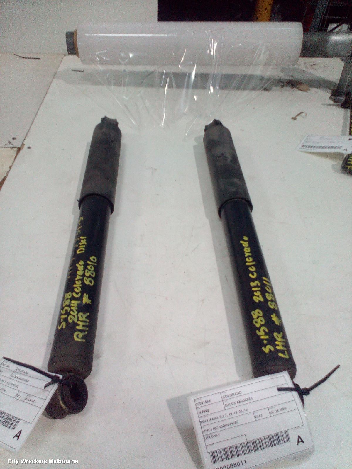 HOLDEN COLORADO SHOCK ABSORBER, REAR (PAIR), RG 7, 12/2012 - 06/2016 - Image 2