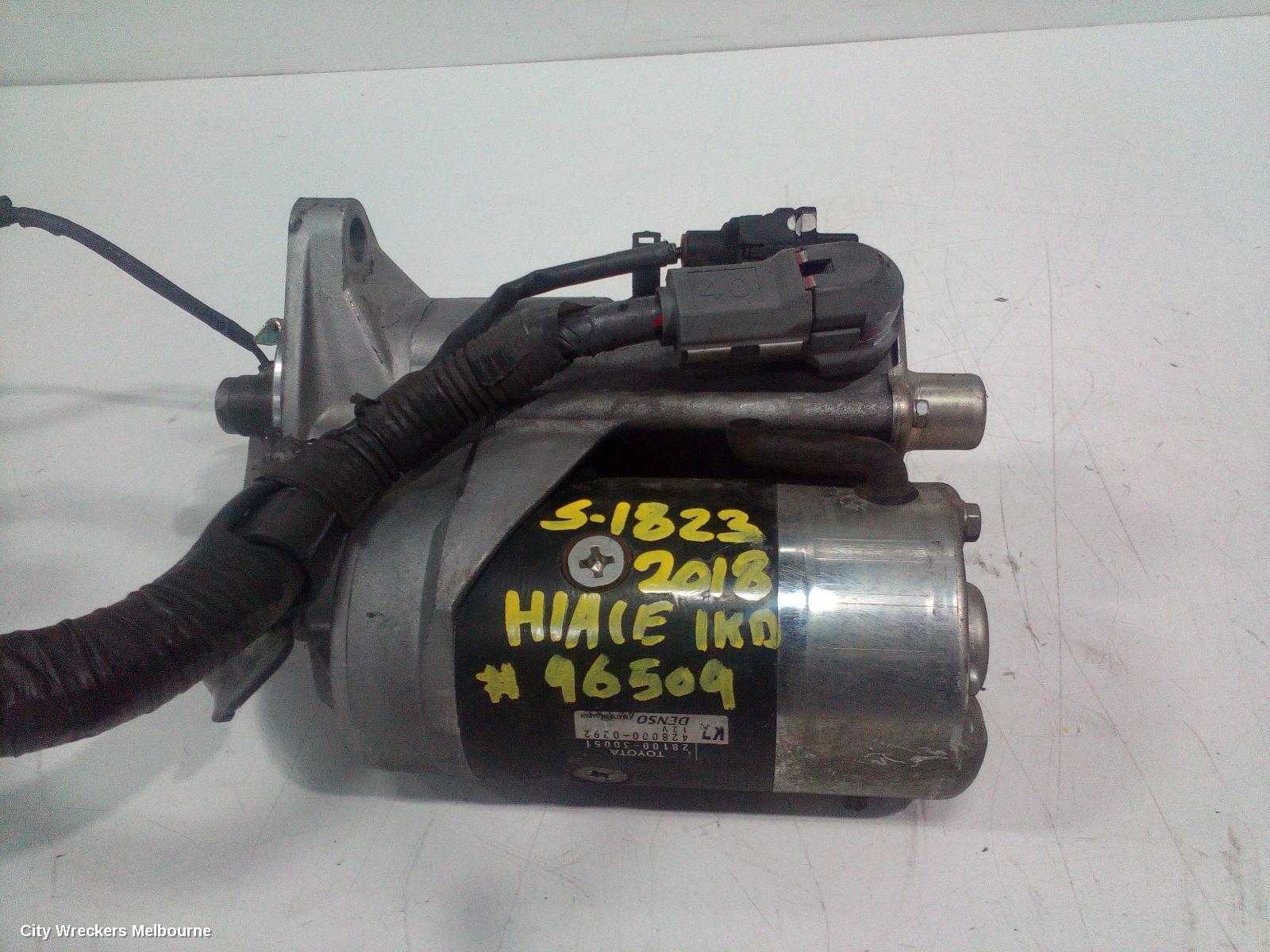 TOYOTA HIACE STARTER, DIESEL, 3.0, 1KD-FTV, TURBO, AUTO T/M TYPE, KDH, 09/2006 - 04/2019 - Image 2