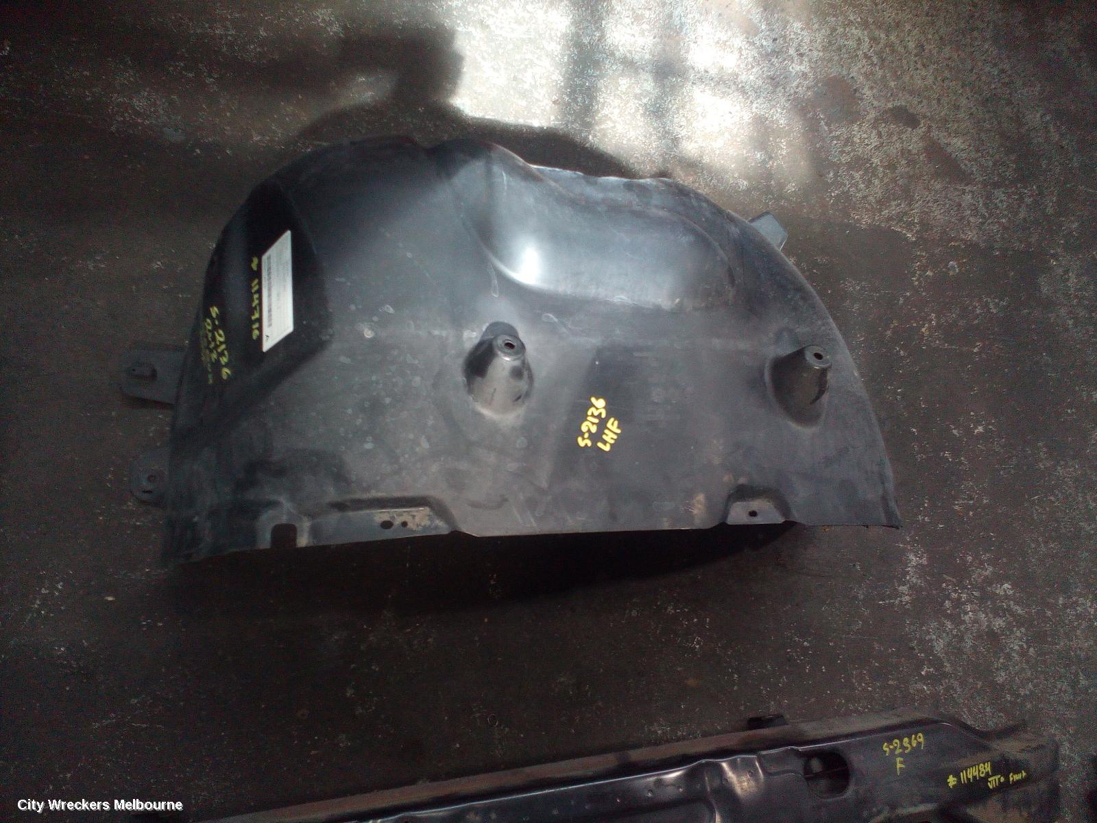 VOLKSWAGEN AMAROK LEFT GUARD LINER, 2H, FRONT, 10/2010 - 06/2016 - Image 1