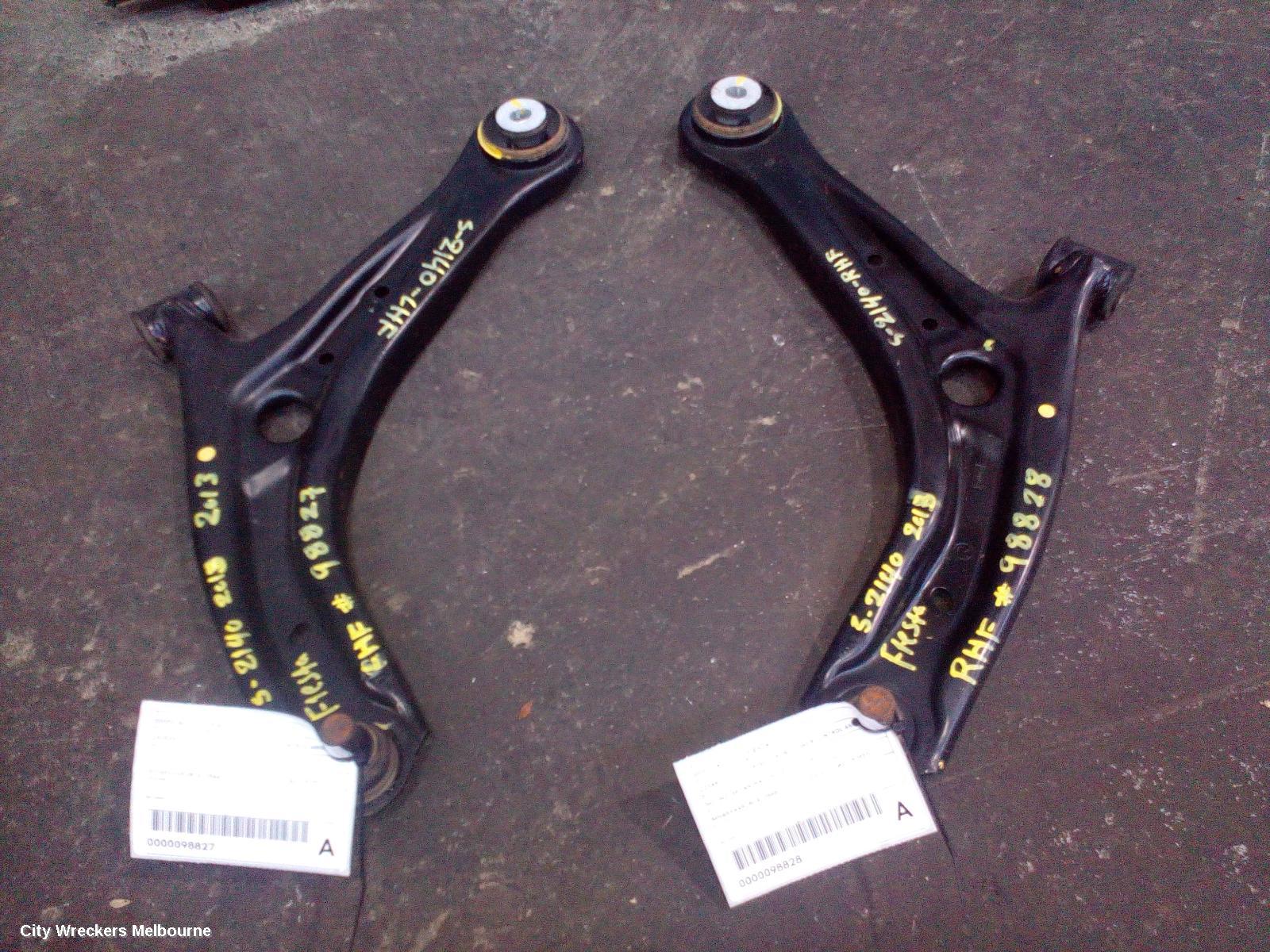 FORD FIESTA RIGHT FRONT LOWER CONTROL ARM, WT-WZ, SEDAN/HATCH, 10/2010 - 12/2019 - Image 2
