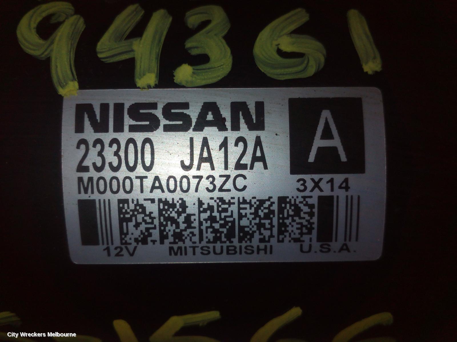 NISSAN PATHFINDER STARTER, PETROL, 3.5, VQ35, R52, 10/2013 - 04/2021 - Image 1