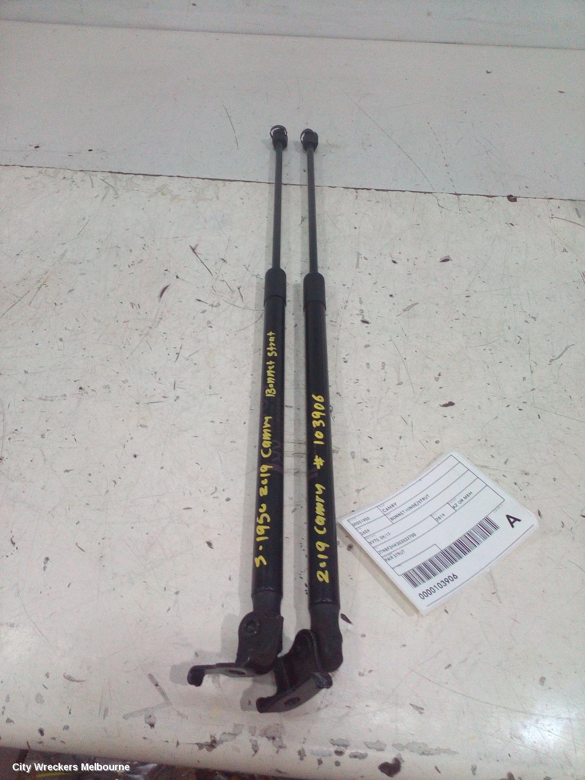 TOYOTA CAMRY BONNET HINGE/STRUT, XV70, STRUT (PAIR), 09/2017 - 05/2024 - Image 2
