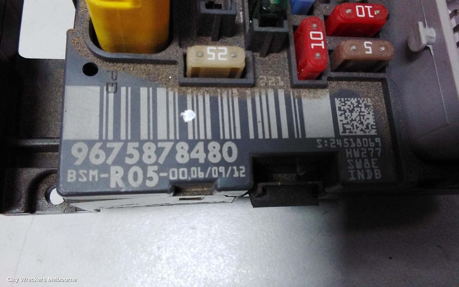 PEUGEOT PARTNER FUSE BOX, VAN 09/2008 - 01/2015 - Image 3