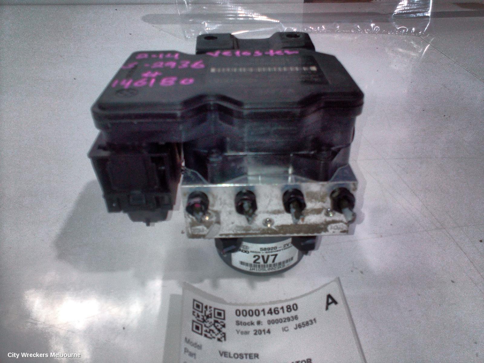 HYUNDAI VELOSTER ABS PUMP/MODULATOR, FS, TURBO, 06/2012 - 04/2015 - Image 2