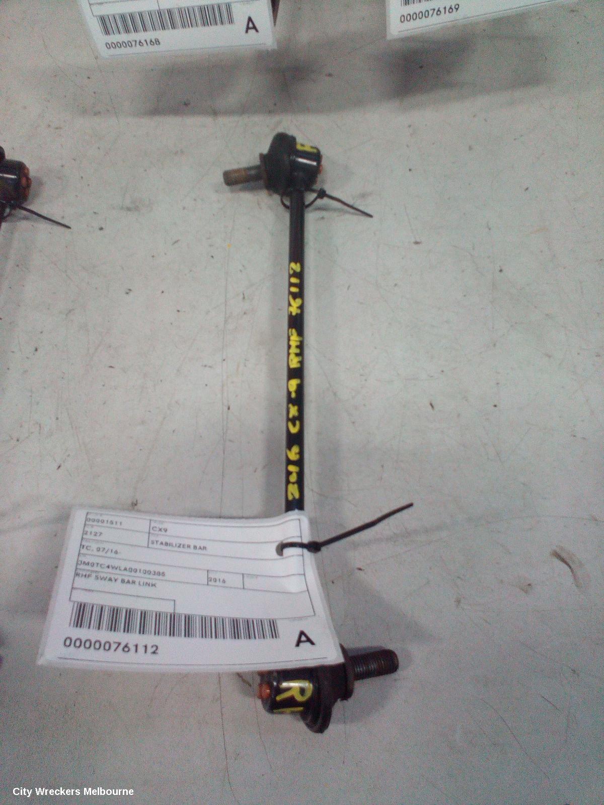 MAZDA CX9 STABILISER BAR, TC, 07/2016 - 12/2024 - Image 1