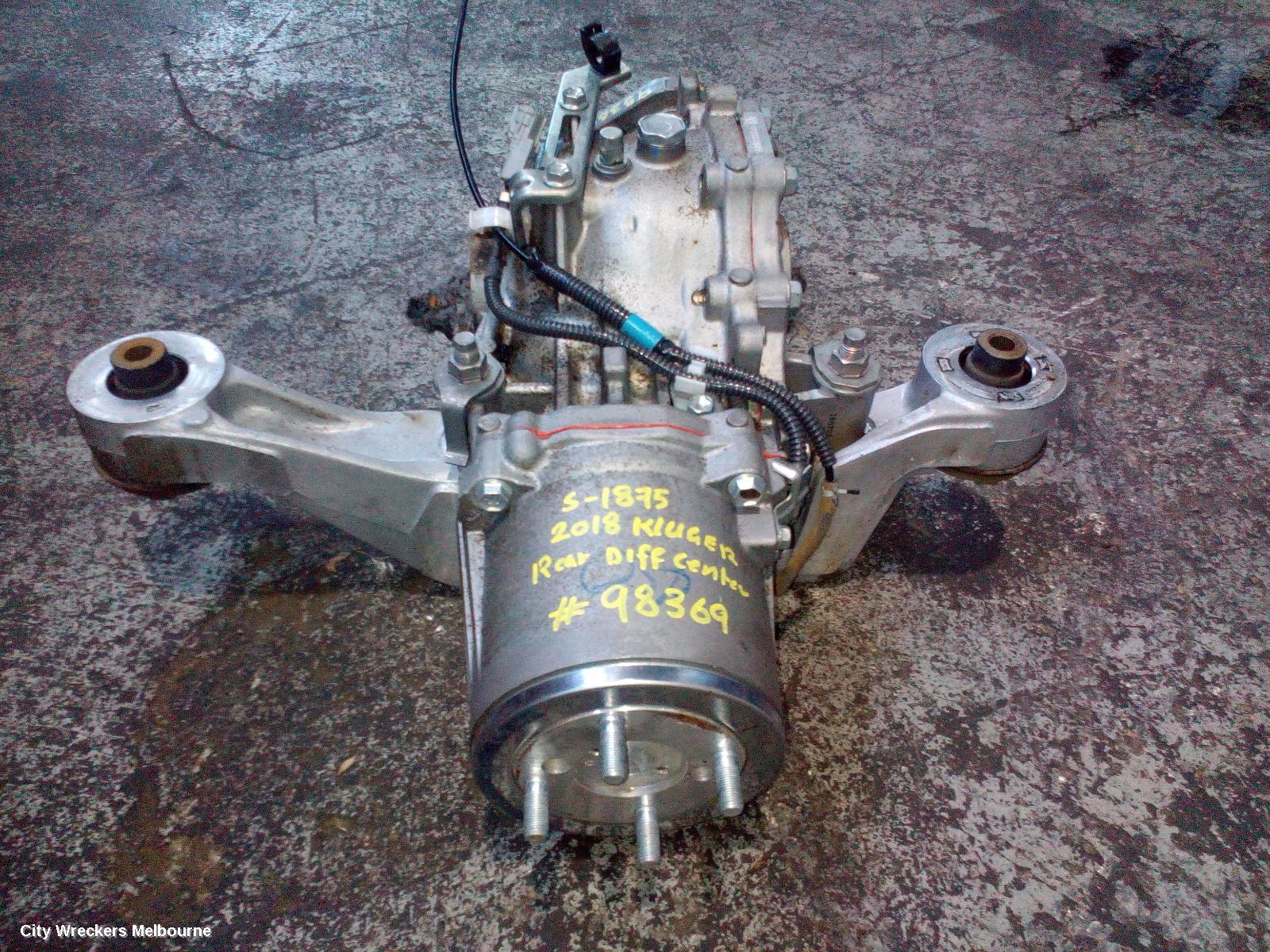 TOYOTA KLUGER DIFFERENTIAL CENTRE, REAR, GSU50/GSU55, 4.154 RATIO, 03/2014 - 02/2021 - Image 1