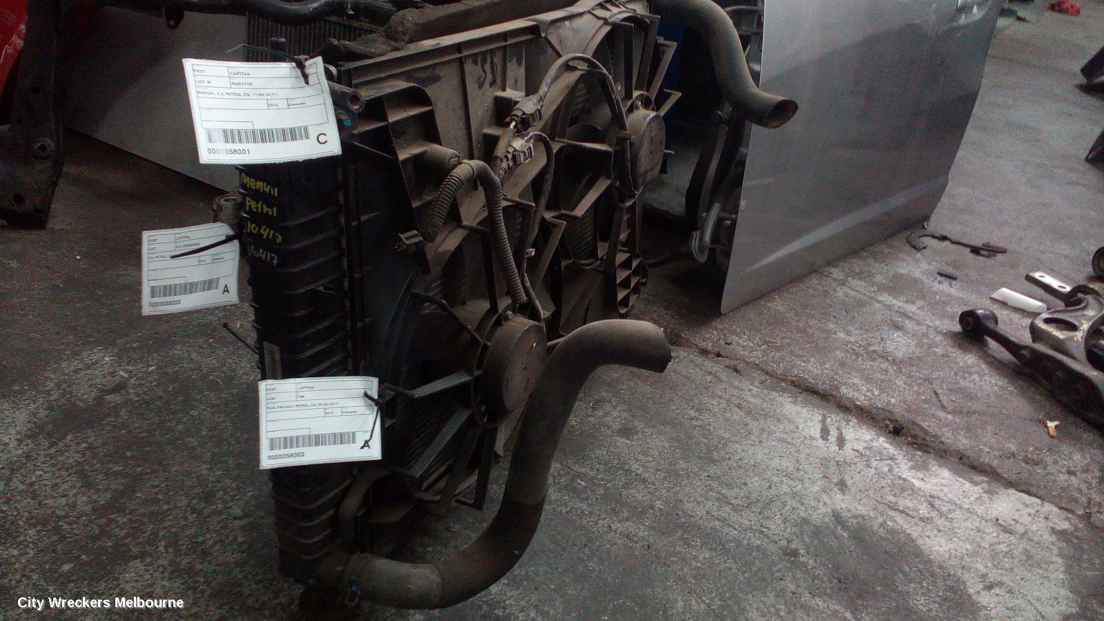 HOLDEN CAPTIVA RADIATOR, MANUAL, 2.4, PETROL, CG, 11/2009 - 02/2011 - Image 2