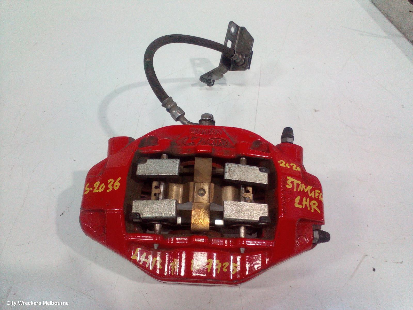 KIA STINGER CALIPER, LH REAR, 340MM, CK, 06/2017 - 04/2023 - Image 3