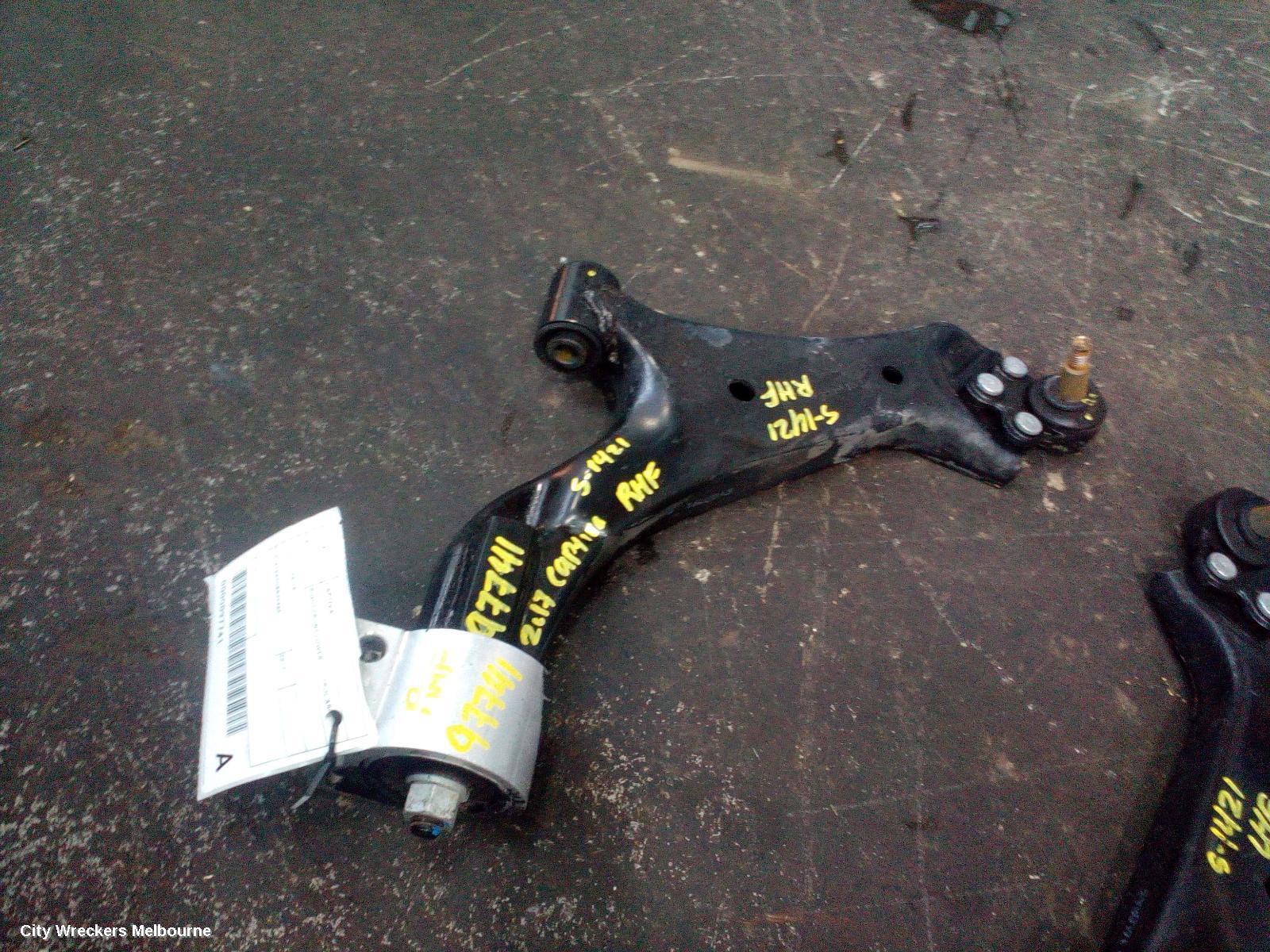 HOLDEN CAPTIVA RIGHT FRONT LOWER CONTROL ARM, CG, 01/2011 - 06/2018 - Image 2