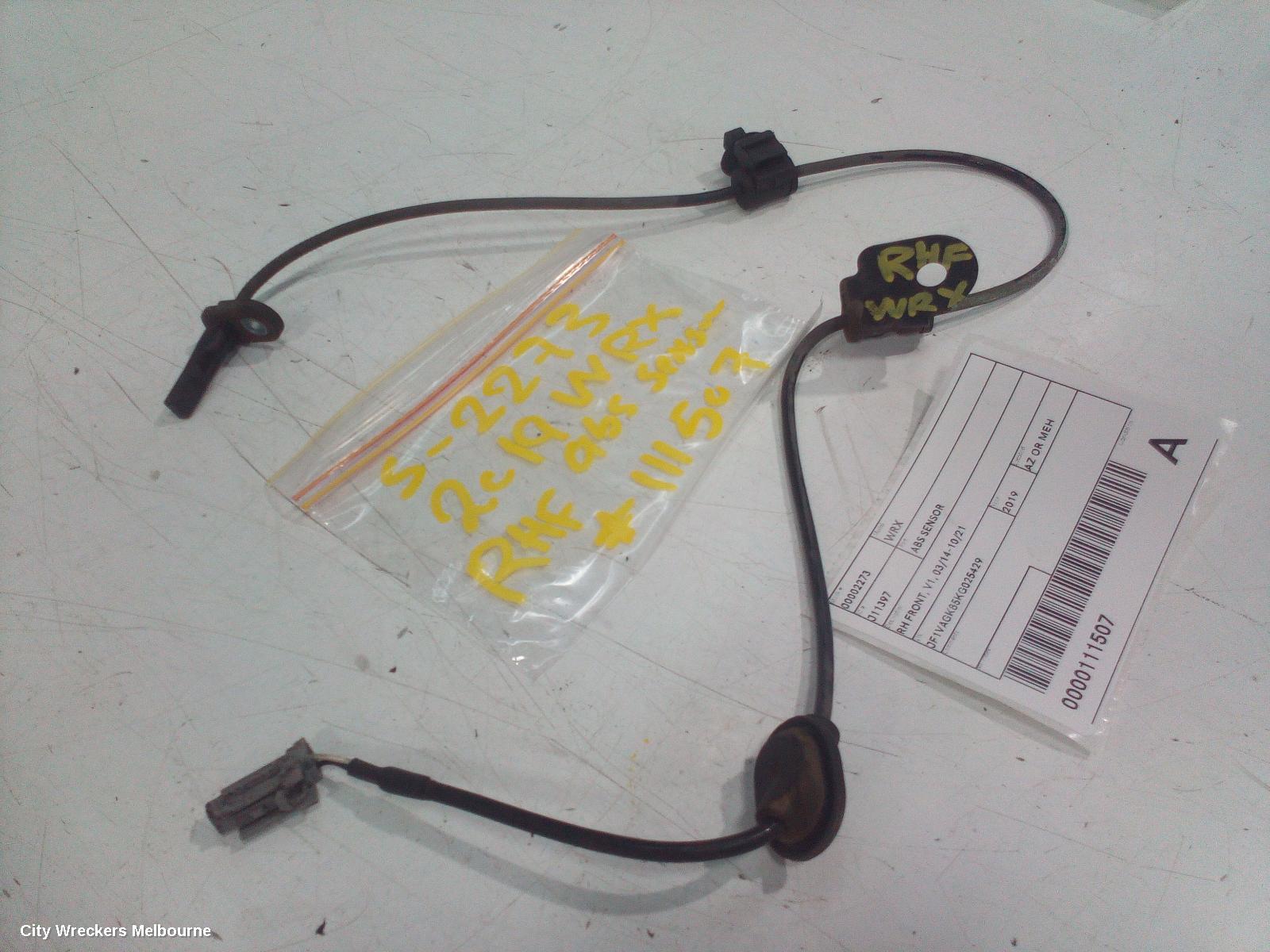 SUBARU WRX ABS SENSOR, RH FRONT, V1, 03/2014 - 10/2021 - Image 3
