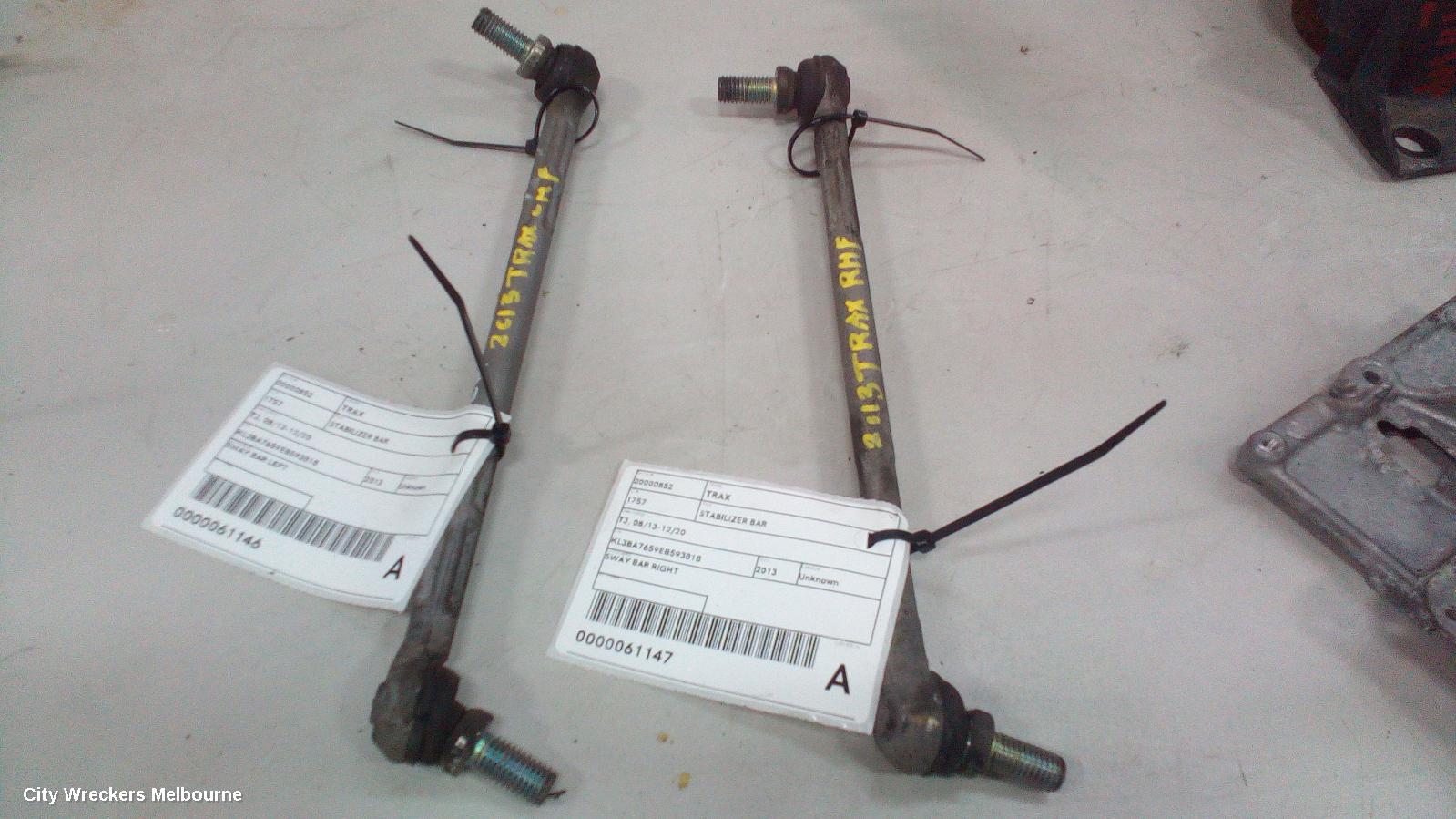 HOLDEN TRAX STABILISER BAR, TJ, 08/2013 - 12/2020 - Image 2