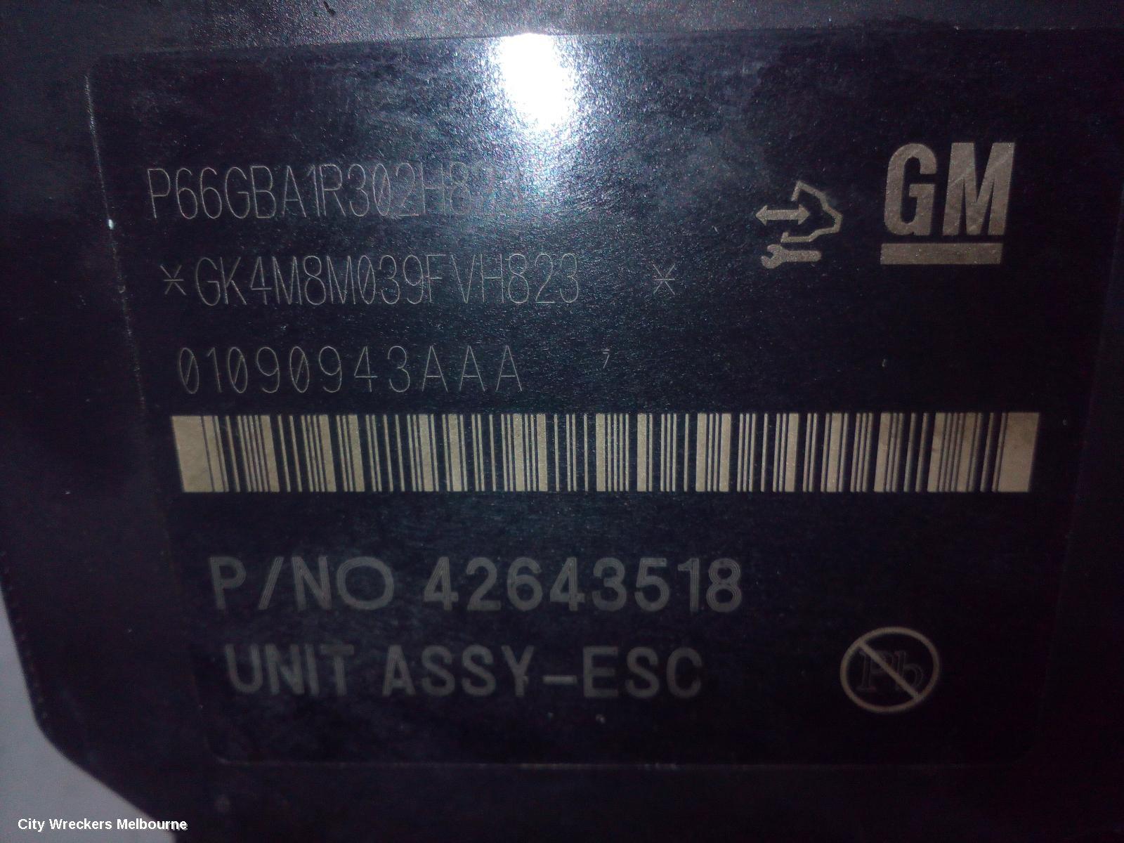 HOLDEN TRAX ABS PUMP/MODULATOR, PN 688250455, TJ SERIES, 08/2013 - 12/2020 - Image 3