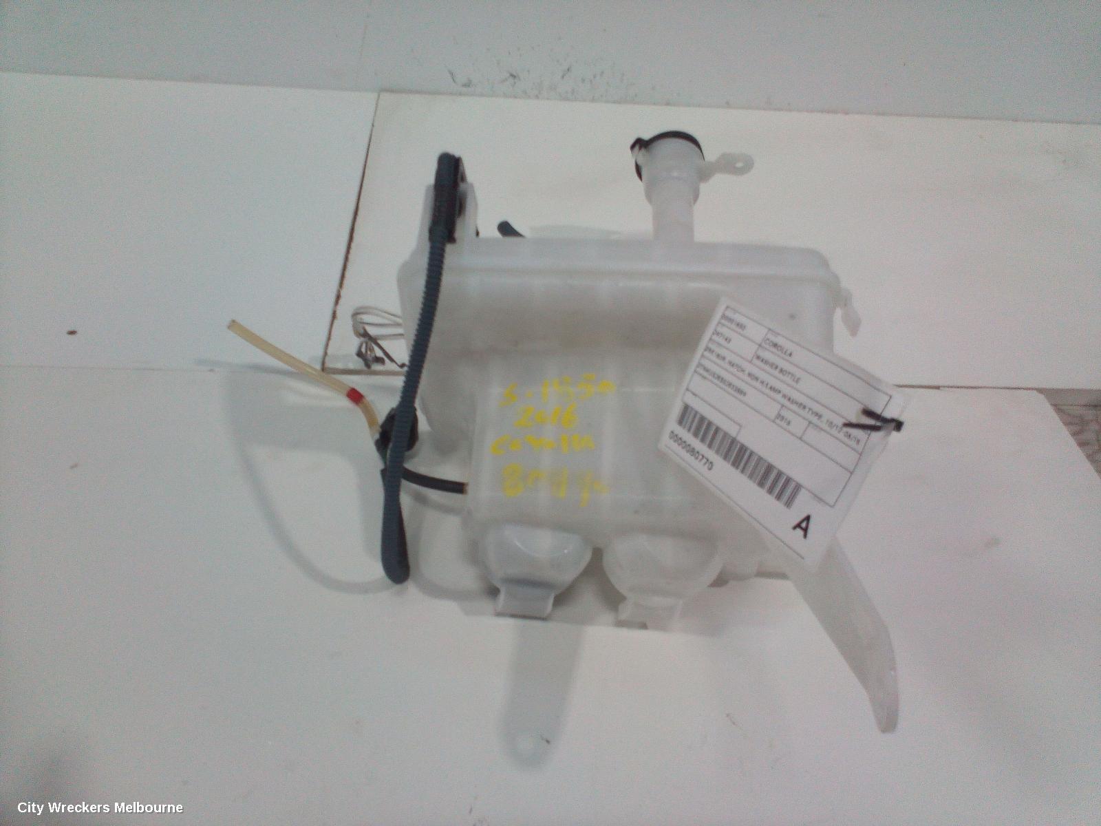 TOYOTA COROLLA WASHER BOTTLE, ZRE182R, HATCH, NON H/LAMP WASHER TYPE, 10/2012 - 06/2018 - Image 3