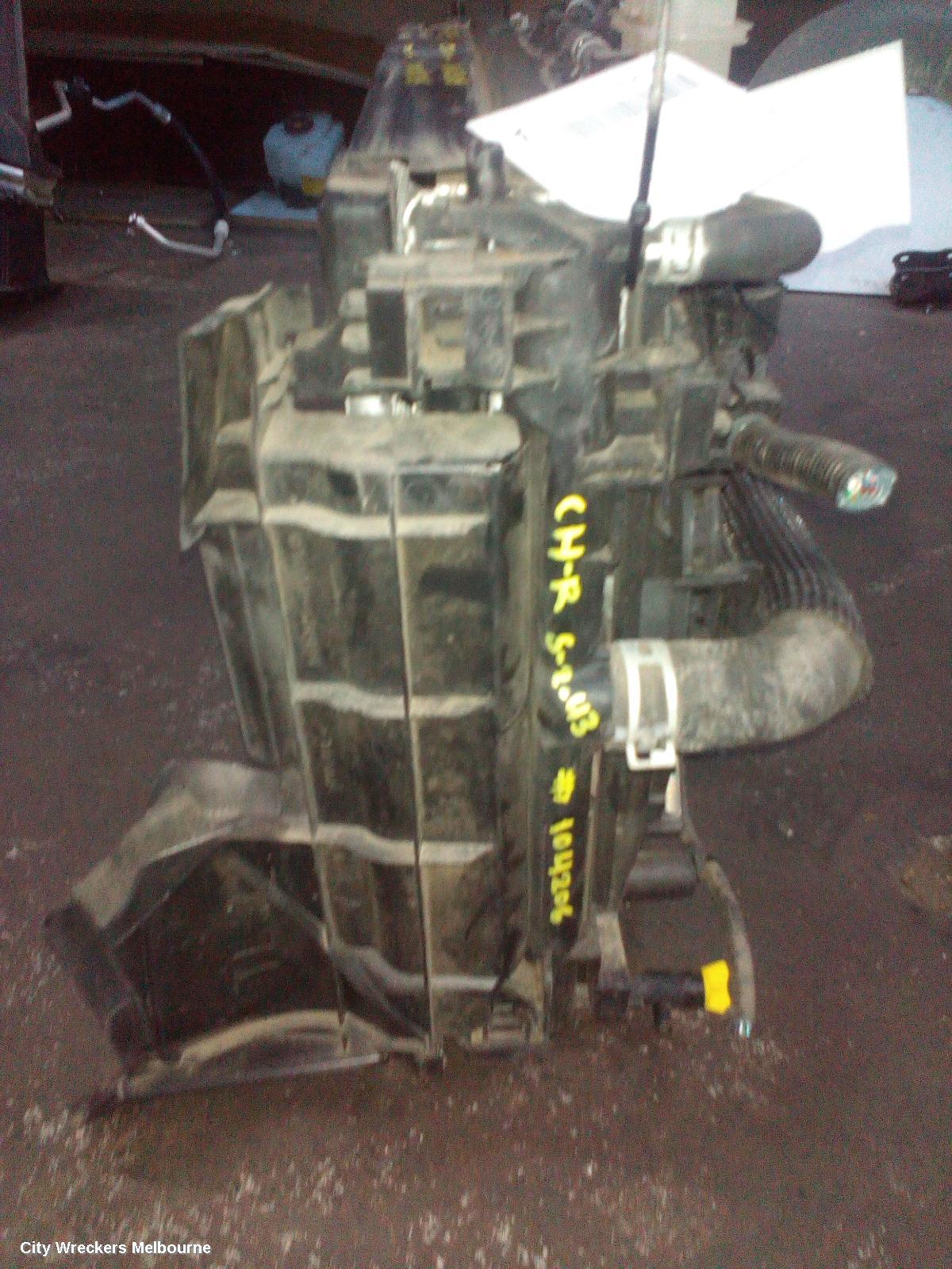 TOYOTA C-HR RADIATOR, AUTO/MANUAL, 1.2, PETROL, GEN 1, 12/2016 ONWARDS - Image 3
