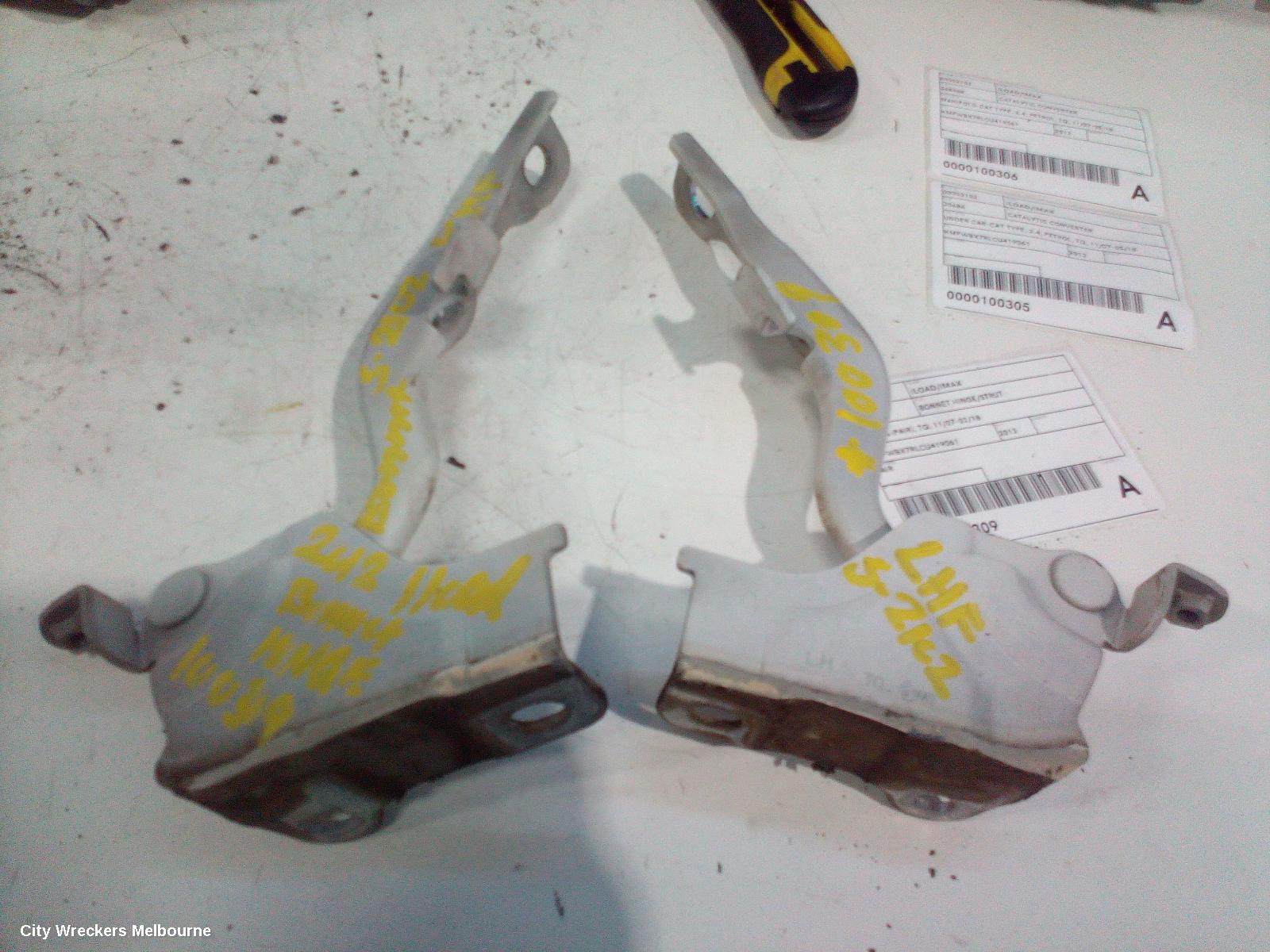 HYUNDAI ILOAD/IMAX BONNET HINGE/STRUT, HINGES (PAIR), TQ, 11/2007 - 02/2018 - Image 2