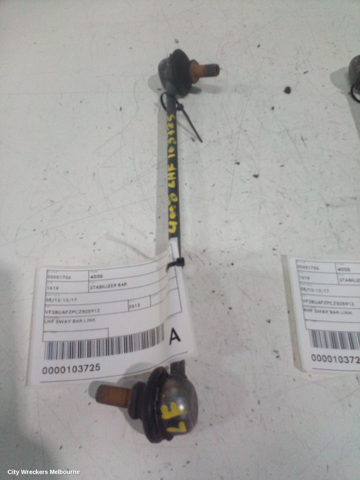 PEUGEOT 4008 STABILISER BAR, 05/2012 - 12/2017 - Image 2