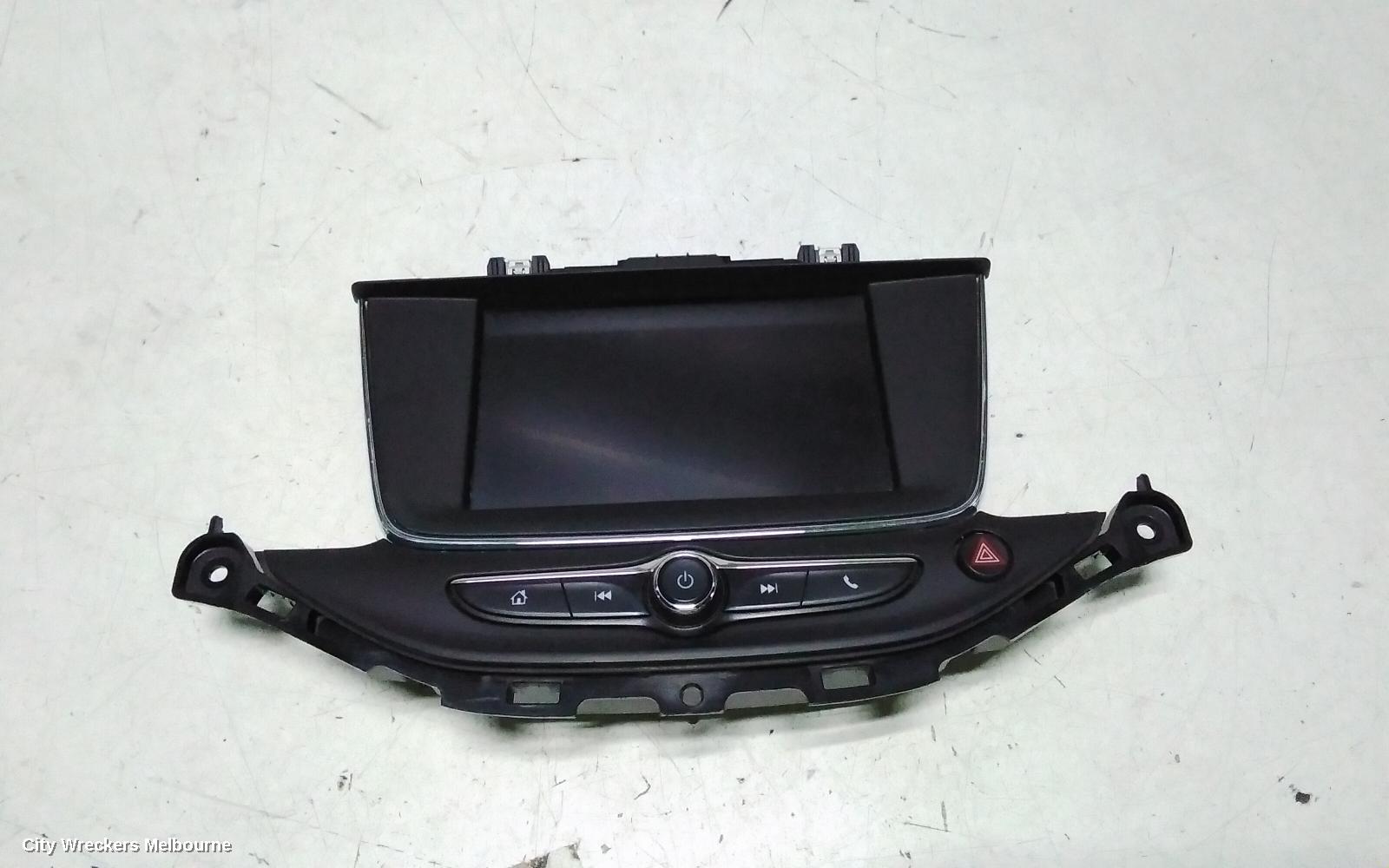 HOLDEN ASTRA RADIO/CD/DVD/SAT/TV, HEAD UNIT, W/ DISPLAY UNIT, 8IN TOUCHSCREEN, SAT NAV TYPE, BK-BL, 09/2016 - 12/2020 - Image 1