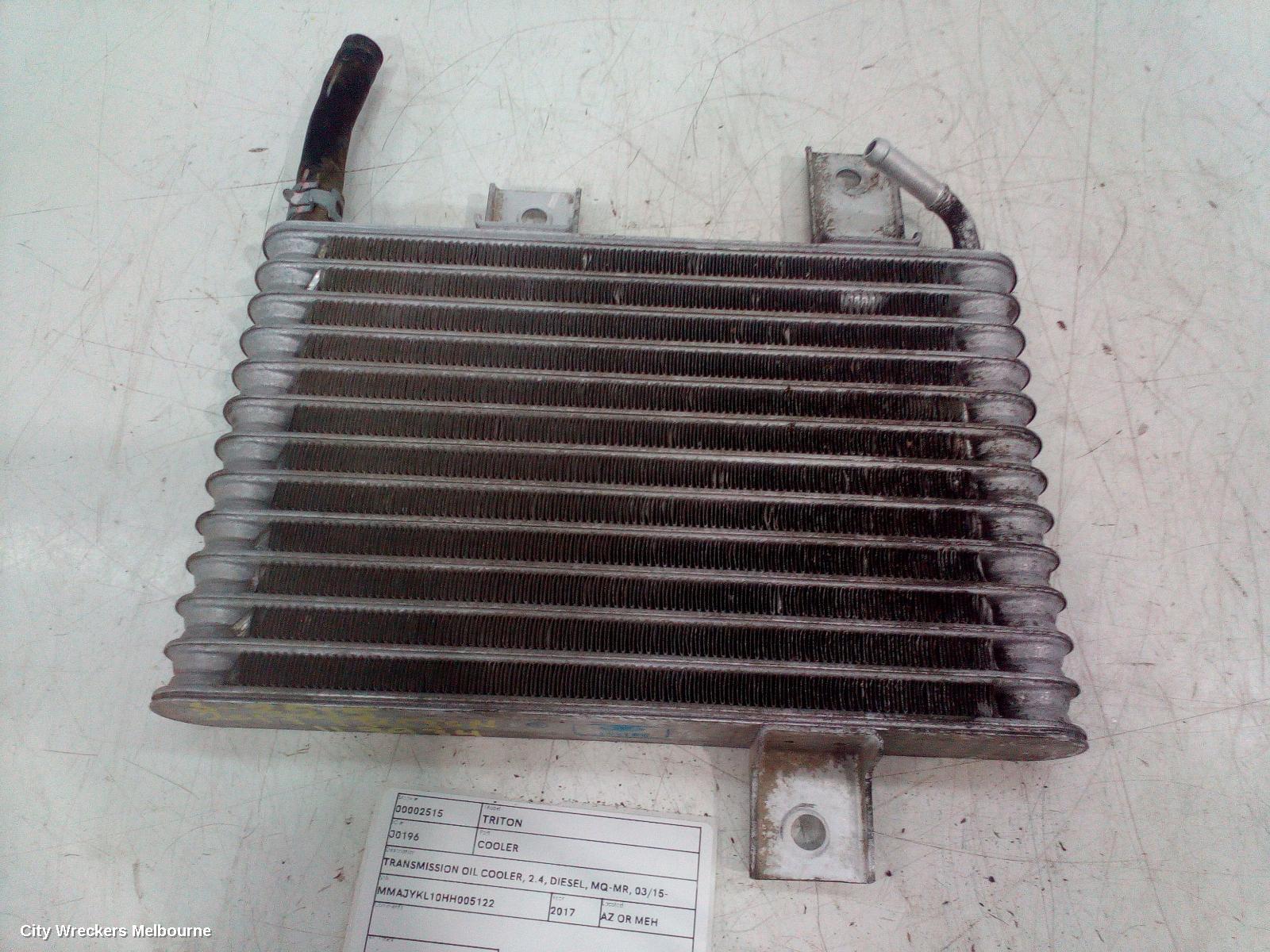 MITSUBISHI TRITON COOLER, TRANSMISSION OIL COOLER, 2.4, DIESEL, MQ-MR, 03/2015 ONWARDS - Image 2