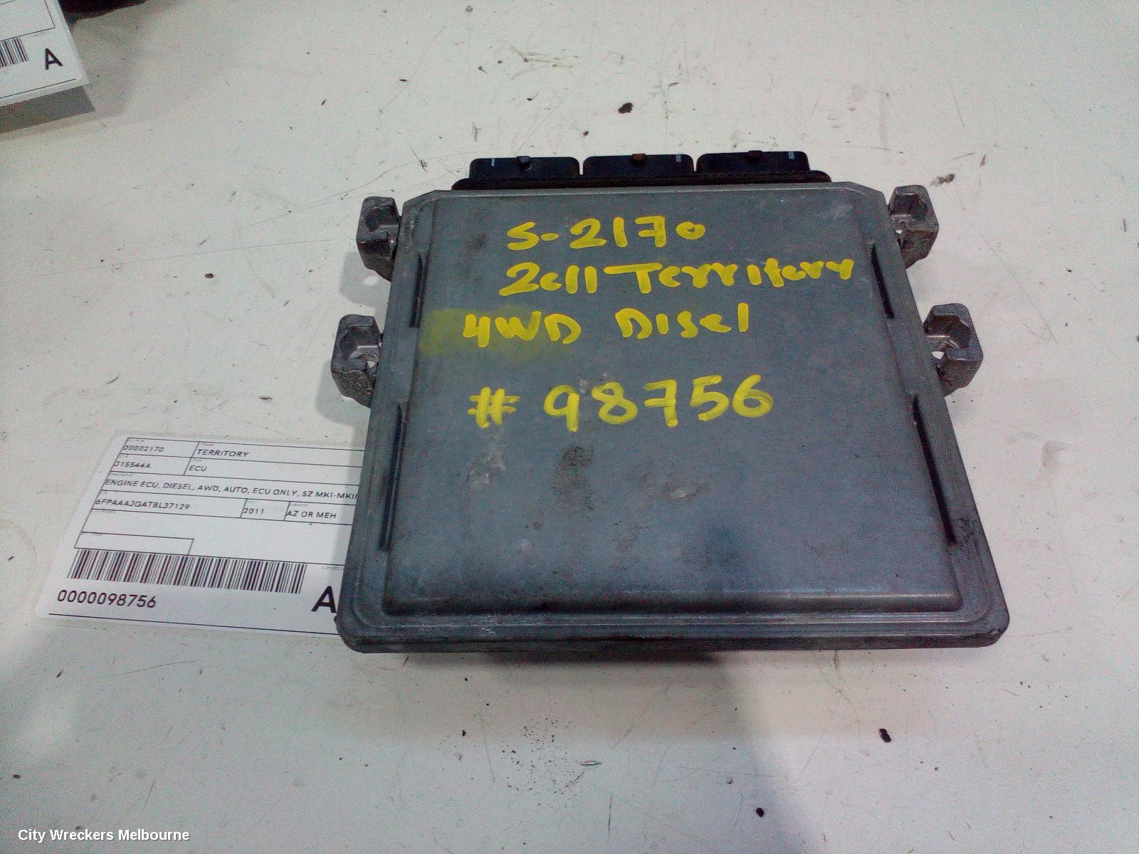 FORD TERRITORY ECU, ENGINE ECU, DIESEL, AWD, AUTO, ECU ONLY, SZ MKI-MKII, 04/2011 - 12/2016 - Image 1