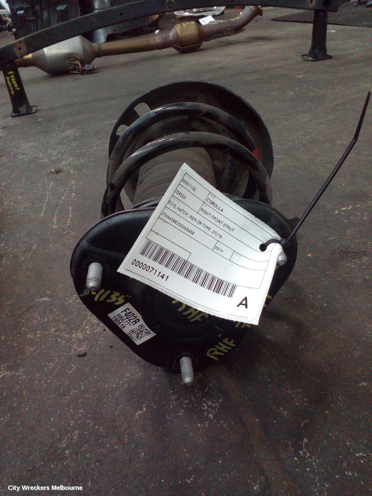 TOYOTA COROLLA RIGHT FRONT STRUT, E210, HATCH, NON ZR TYPE, 07/2018 ONWARDS - Image 2