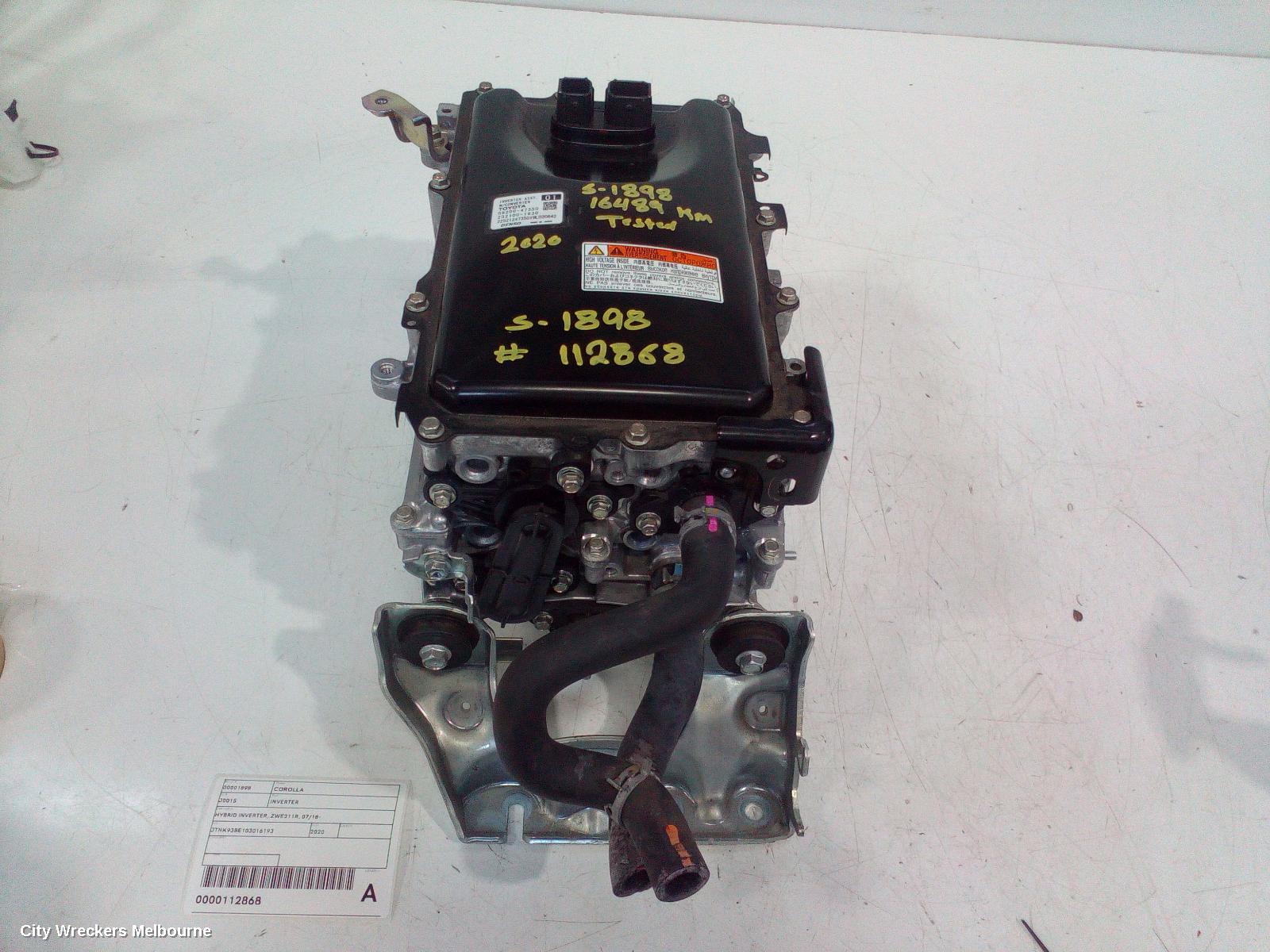 TOYOTA COROLLA INVERTER, HYBRID INVERTER, ZWE211R, 07/2018 ONWARDS - Image 2