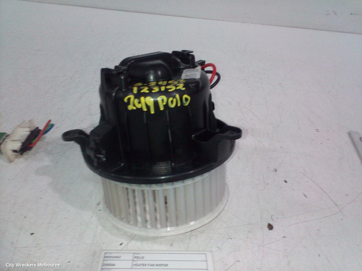 VOLKSWAGEN POLO HEATER FAN MOTOR, NON CLIMATE CONTROL TYPE, P/N 2Q2819021, AW-AE, 09/2017 ONWARDS - Image 1