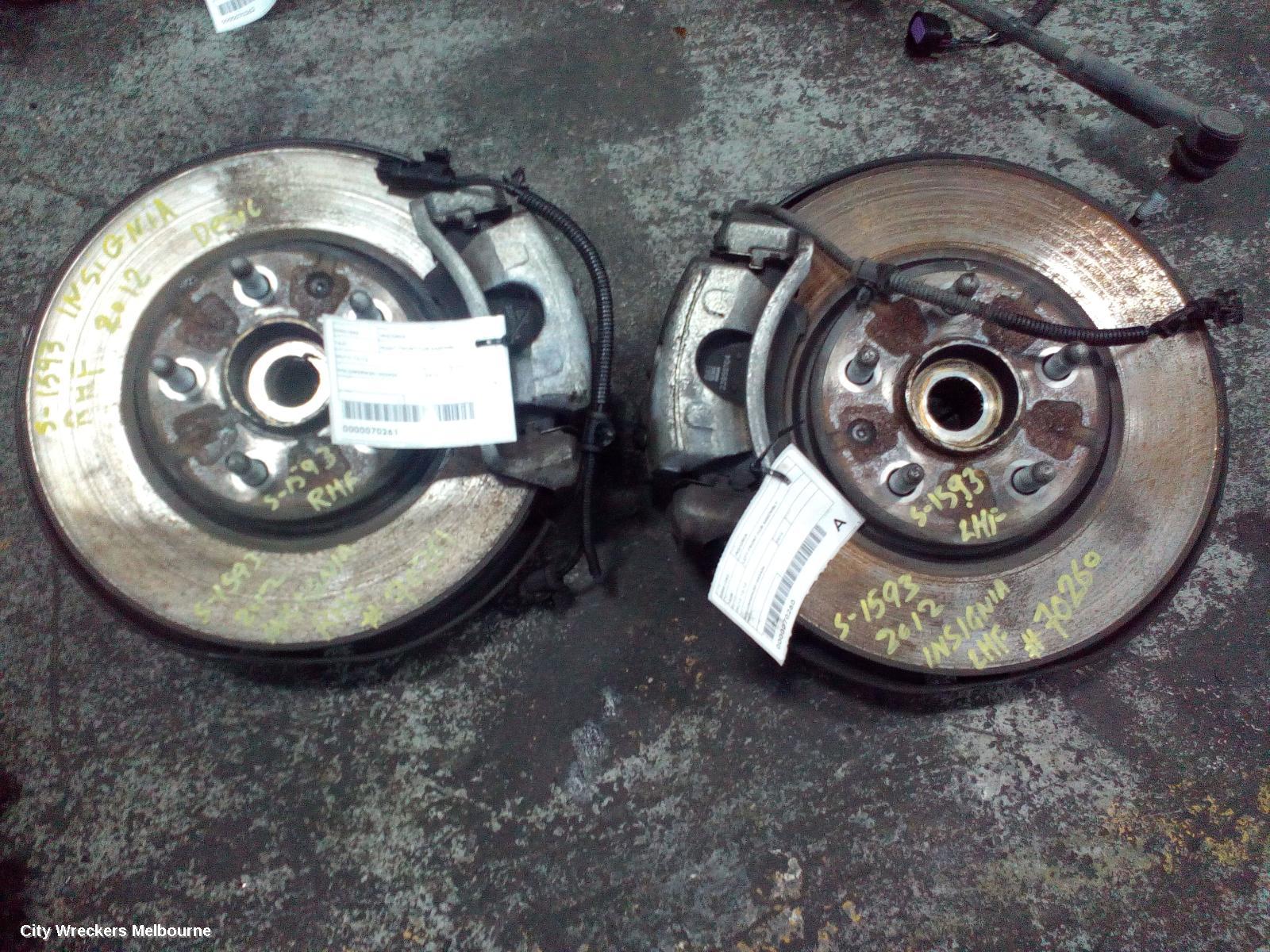 OPEL INSIGNIA LEFT FRONT HUB ASSEMBLY, 09/2012 - 12/2013 - Image 2