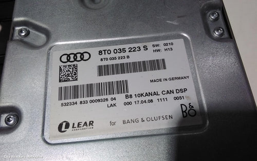 AUDI A4 RADIO/CD/DVD/SAT/TV, STEREO AMPLIFIER, B8 8K, 02/2008 - 09/2015 - Image 2