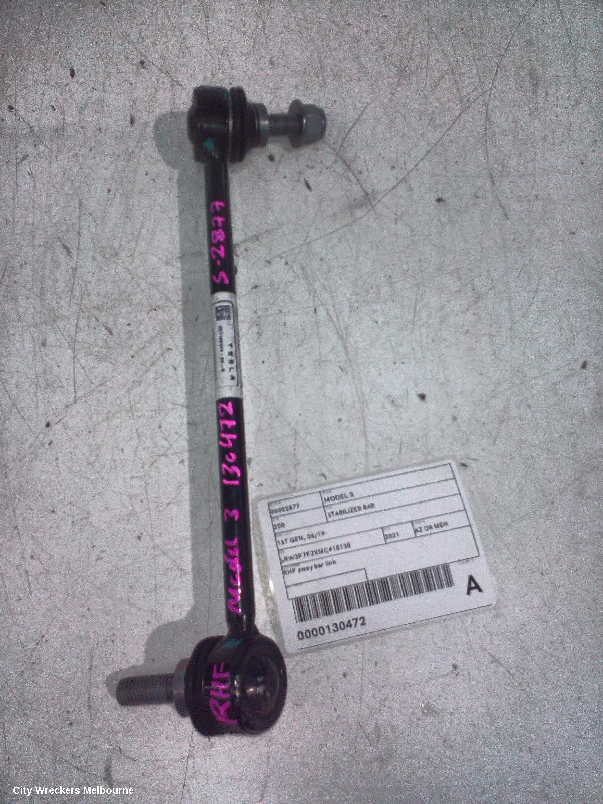 TESLA MODEL 3 STABILISER BAR, 1ST GEN, 06/2019 ONWARDS - Image 2