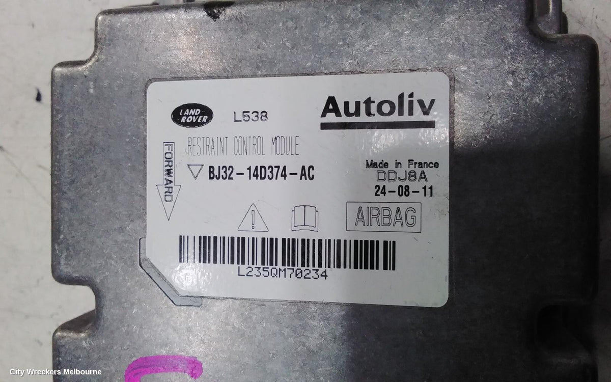 LAND ROVER RANGEROVER EVOQUE AIRBAG MODULE/SENSOR, MODULE, L538, 11/2011 - 01/2019 - Image 1