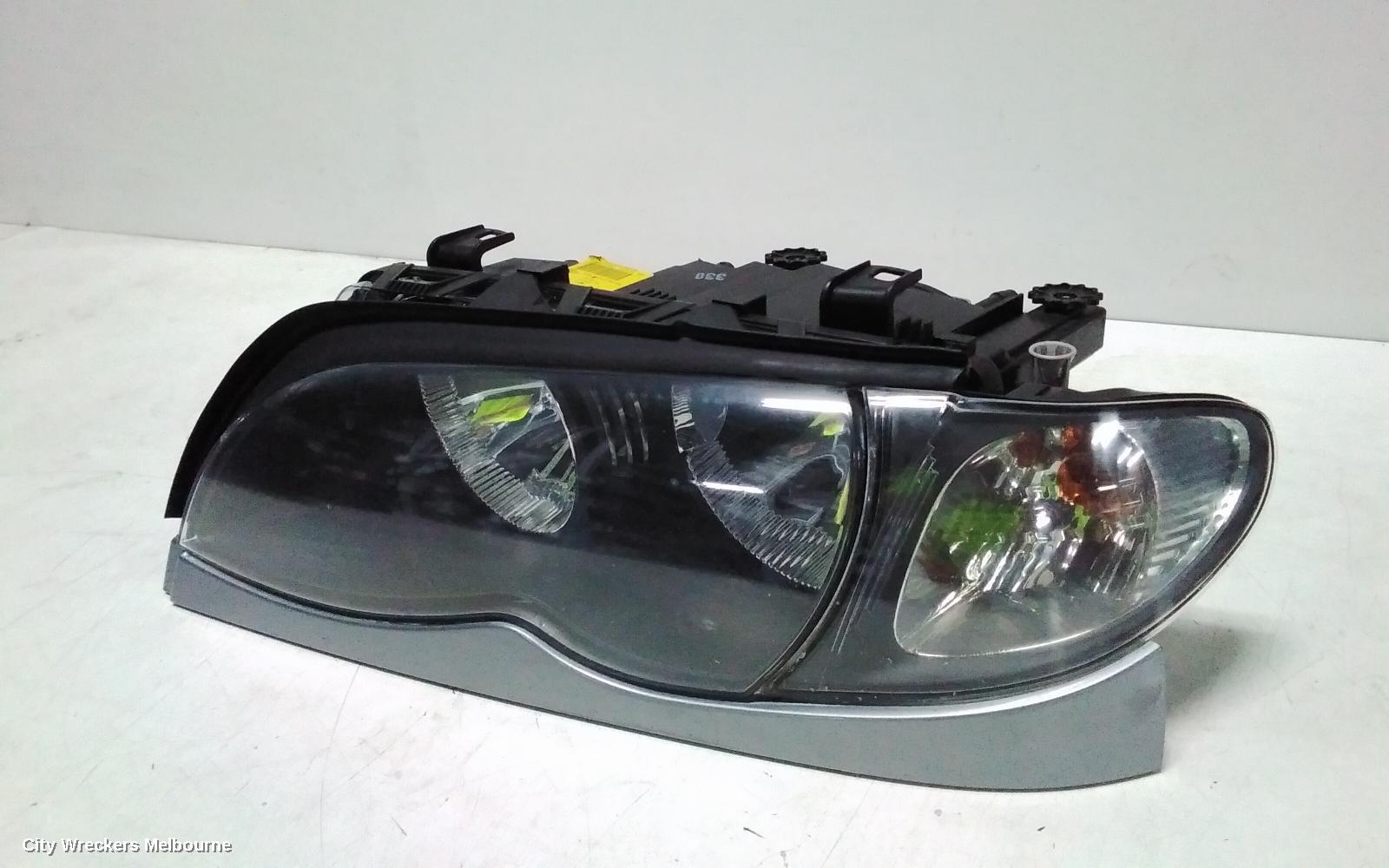BMW 3 SERIES LEFT HEADLAMP, E46, CPE/CAB, STANDARD, AMBER FLASHER, 03/2003 - 07/2006 - Image 3