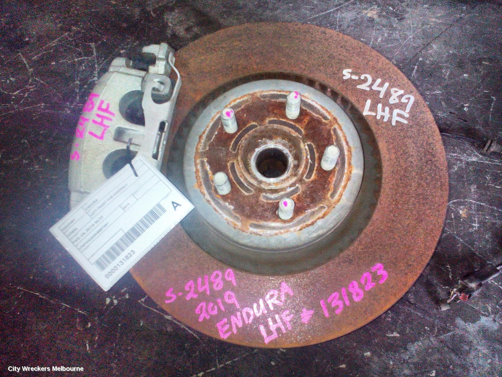 FORD ENDURA LEFT FRONT HUB ASSEMBLY, FWD, CA, 09/2018 - 06/2020 - Image 1