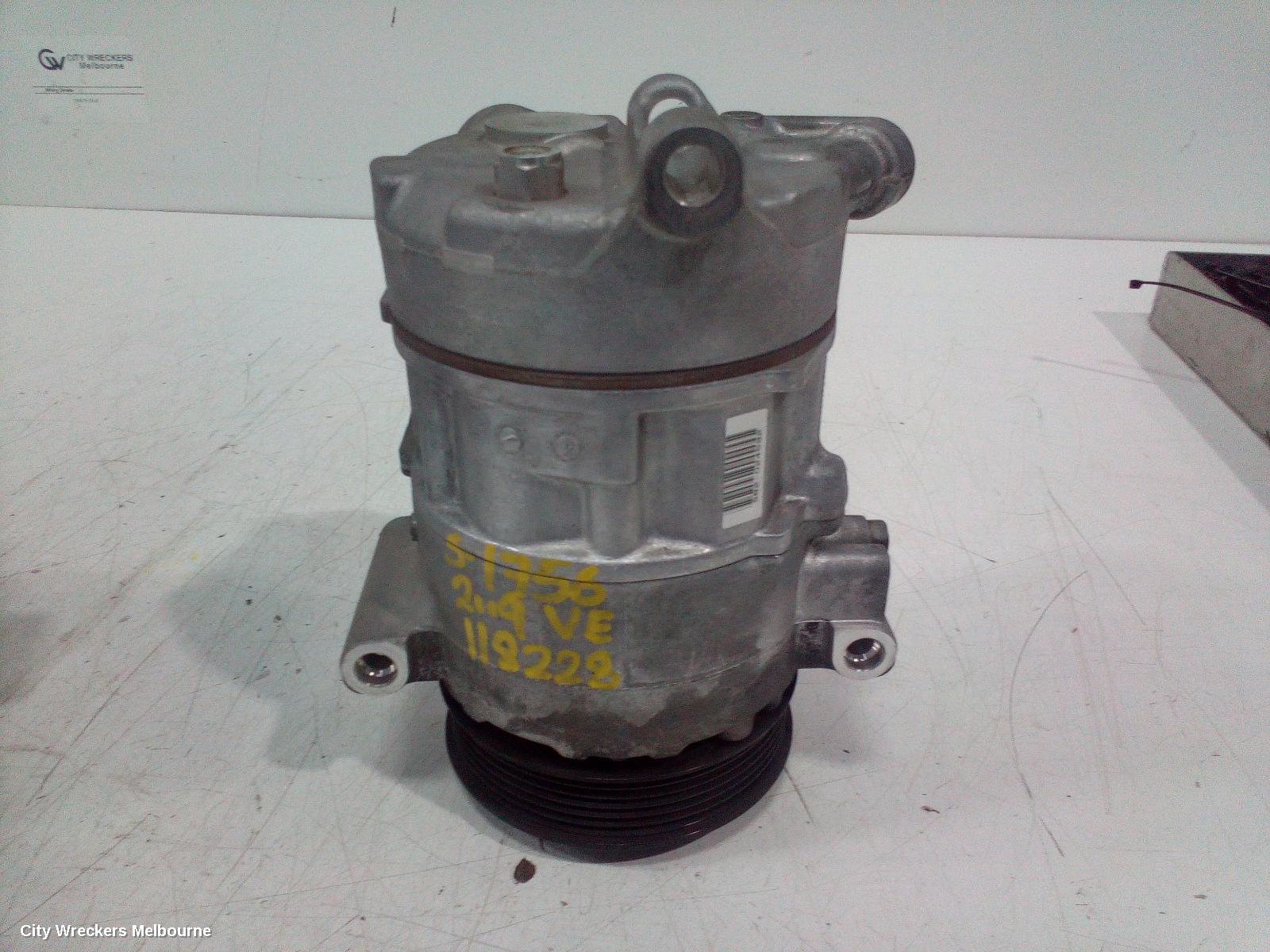 HOLDEN COMMODORE A/C COMPRESSOR, VE, 3.6, 6SE416C, 09/2006 - 05/2013 - Image 1