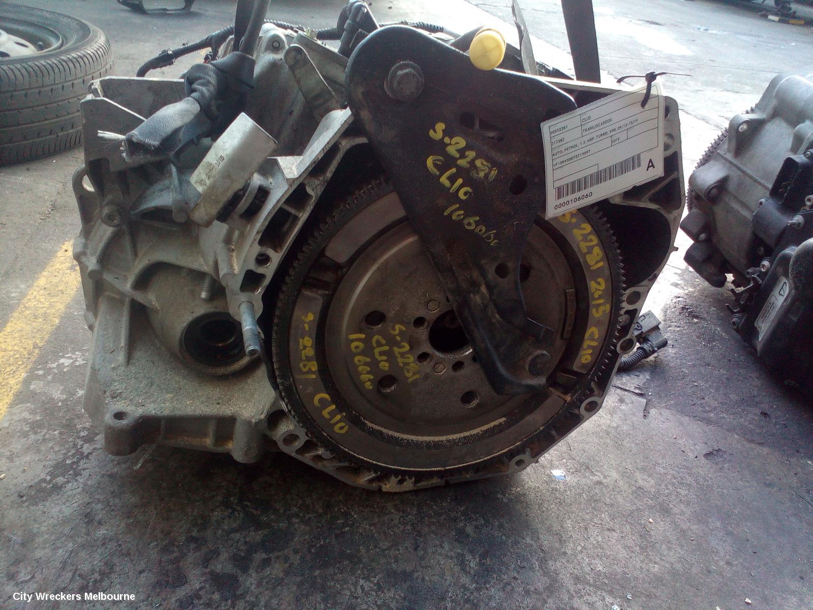 RENAULT CLIO TRANS/GEARBOX, AUTO, PETROL, 1.2, H5F, TURBO, X98, 09/2013 - 10/2019 - Image 1