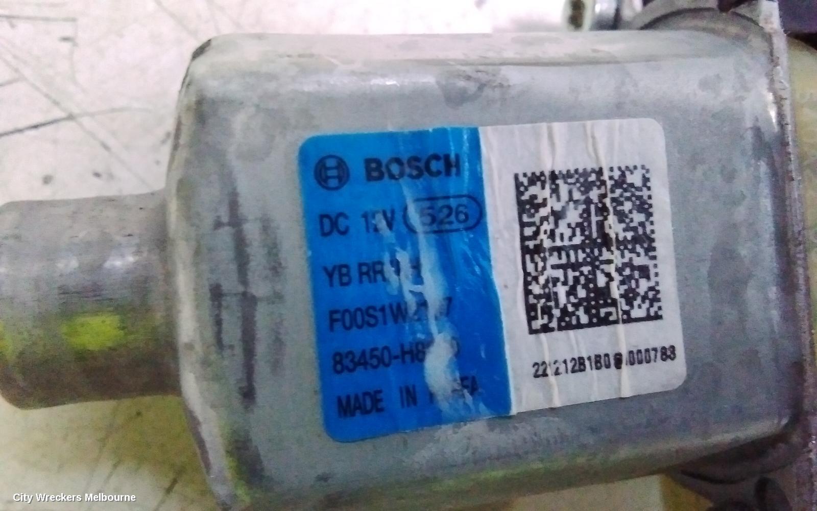 KIA RIO LEFT REAR WND REG/MOTOR, YB, DOOR REG ASSY (REG AND MOTOR), 12/2016 - 06/2023 - Image 3