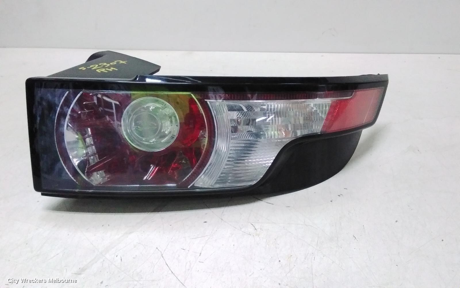 LAND ROVER RANGEROVER EVOQUE RIGHT TAILLIGHT, IN BODY, L538, RED/CLEAR TYPE, 11/2011 - 06/2015 - Image 2