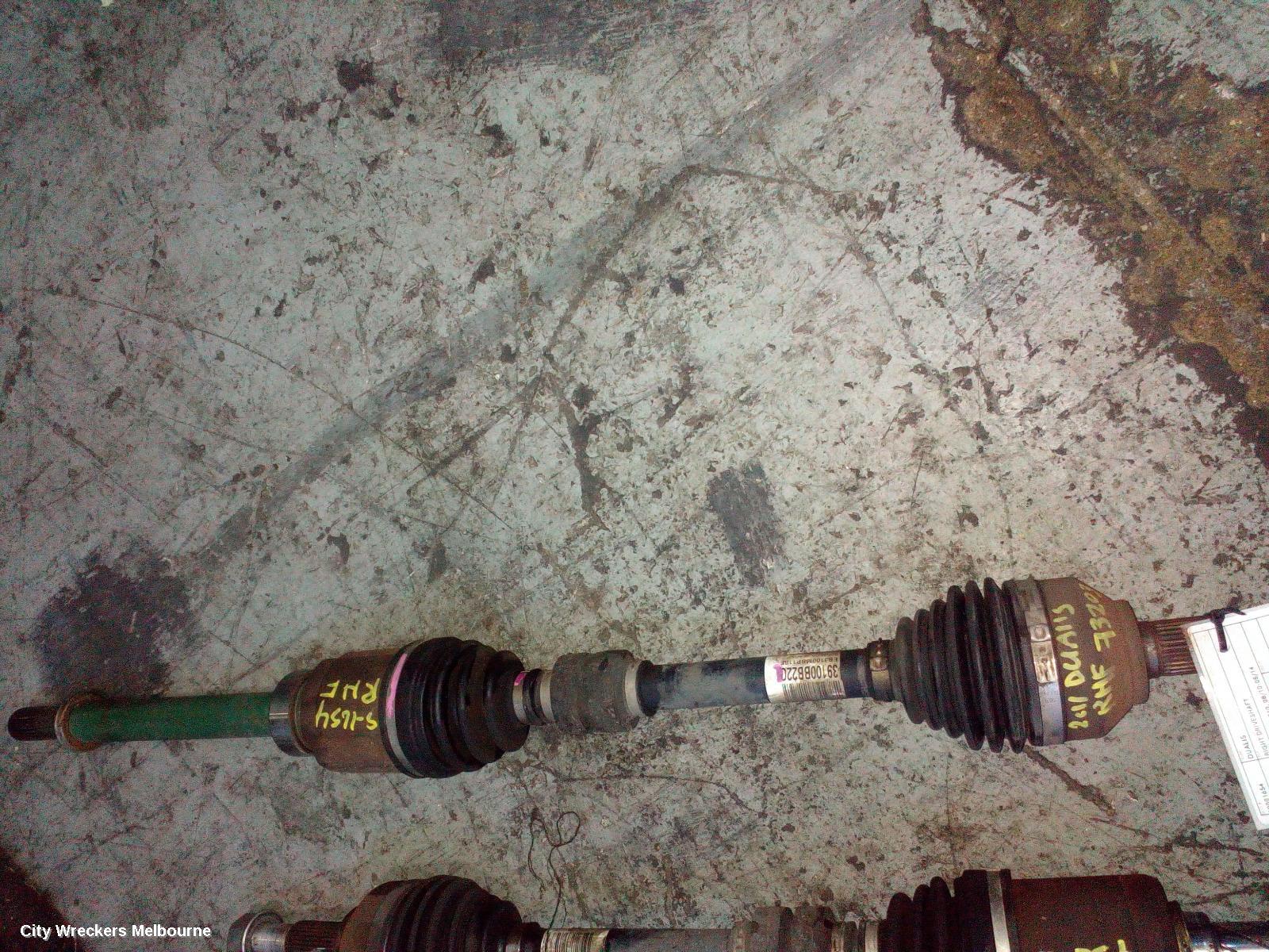 NISSAN DUALIS RIGHT DRIVESHAFT, FRONT, AUTO, 2WD, PETROL, J10, 08/2010 - 05/2014 - Image 2