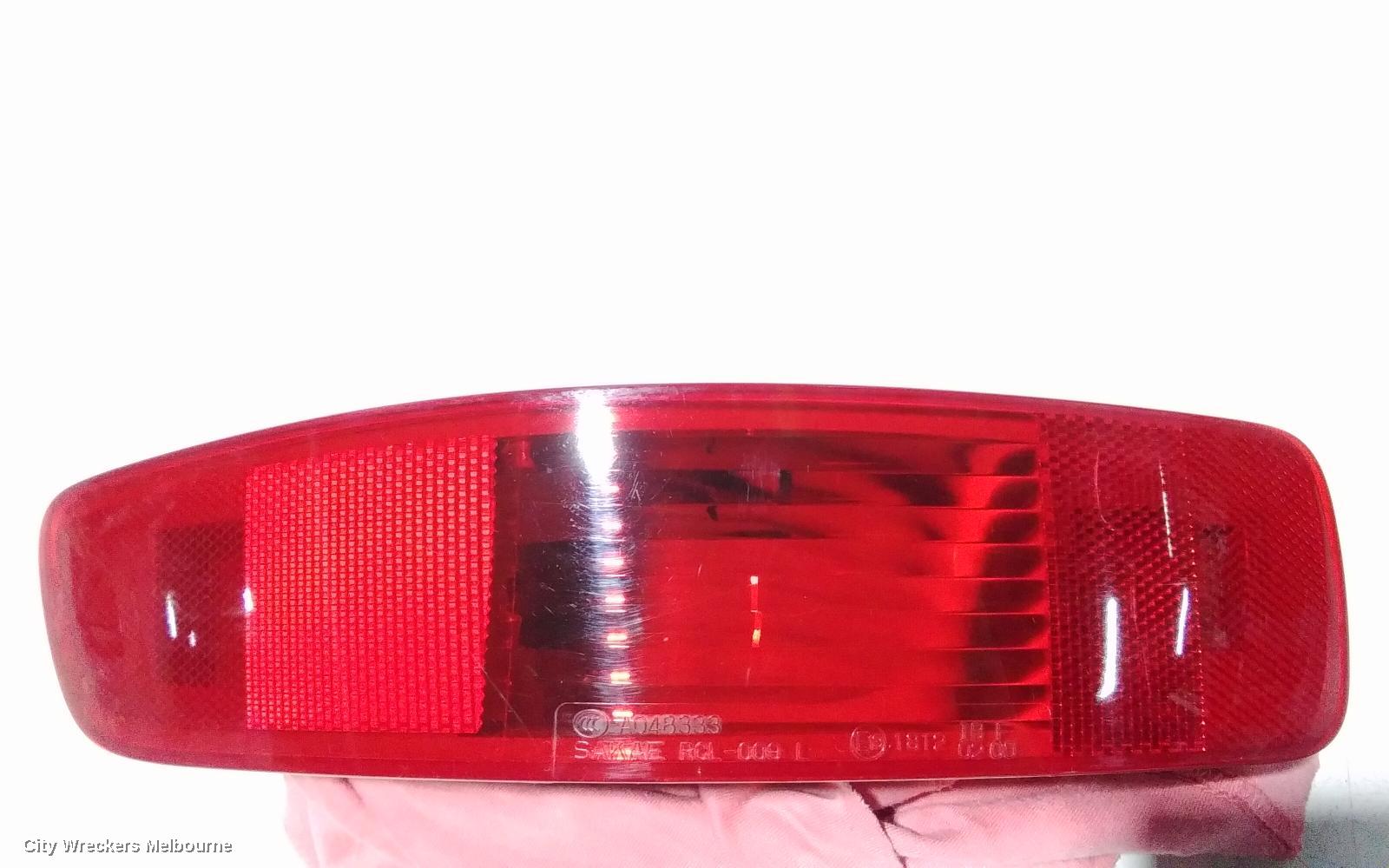 MITSUBISHI OUTLANDER LEFT TAILLIGHT, BUMPER REFLECTOR, ZG-ZH, 11/2006 - 10/2012 - Image 1