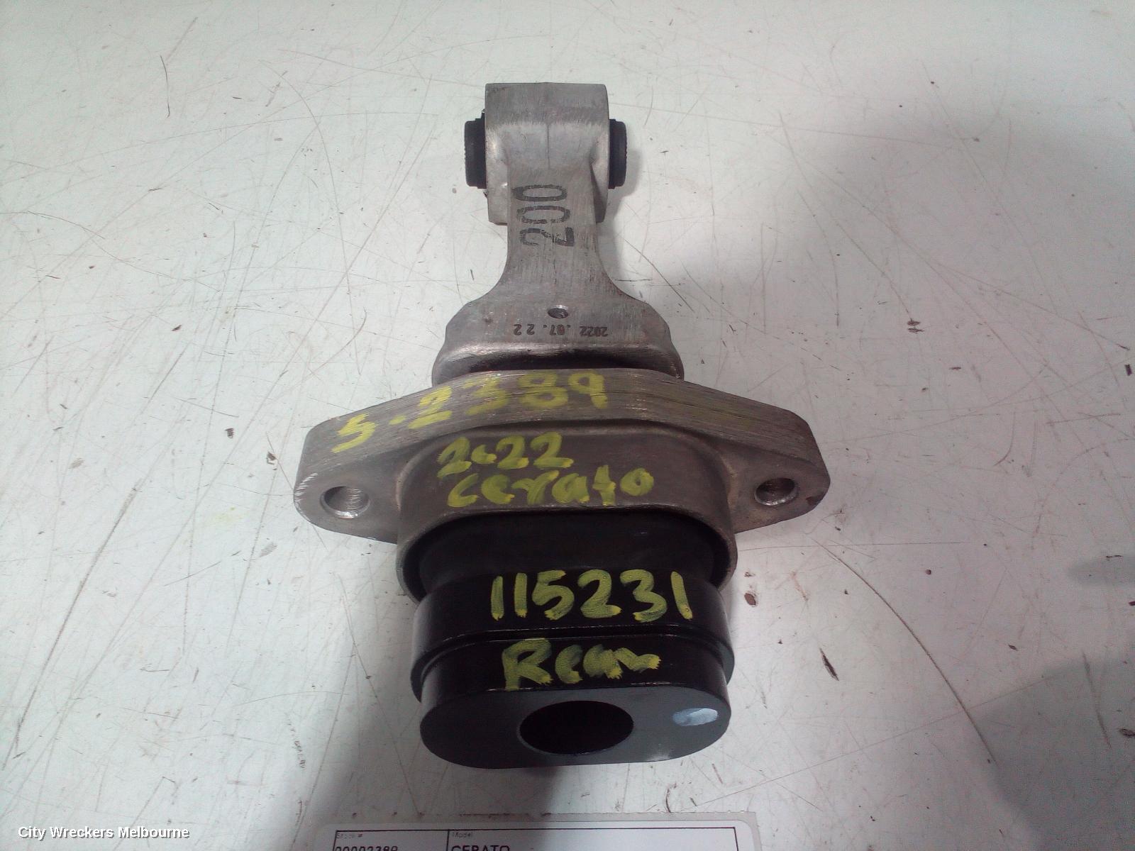 KIA CERATO MOUNT, BD, 04/2018 - 09/2024 - Image 1