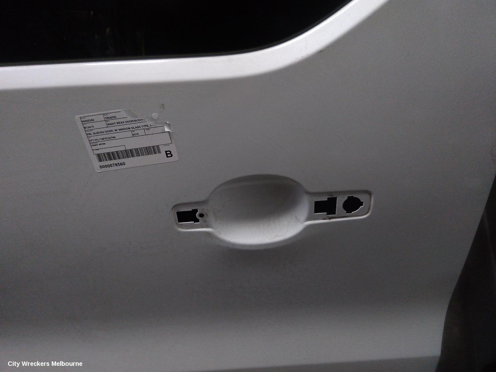 RENAULT TRAFIC RIGHT REAR DOOR, X82, SLIDING DOOR, W/ WINDOW GLASS TYPE, 01/2015 ONWARDS - Image 3