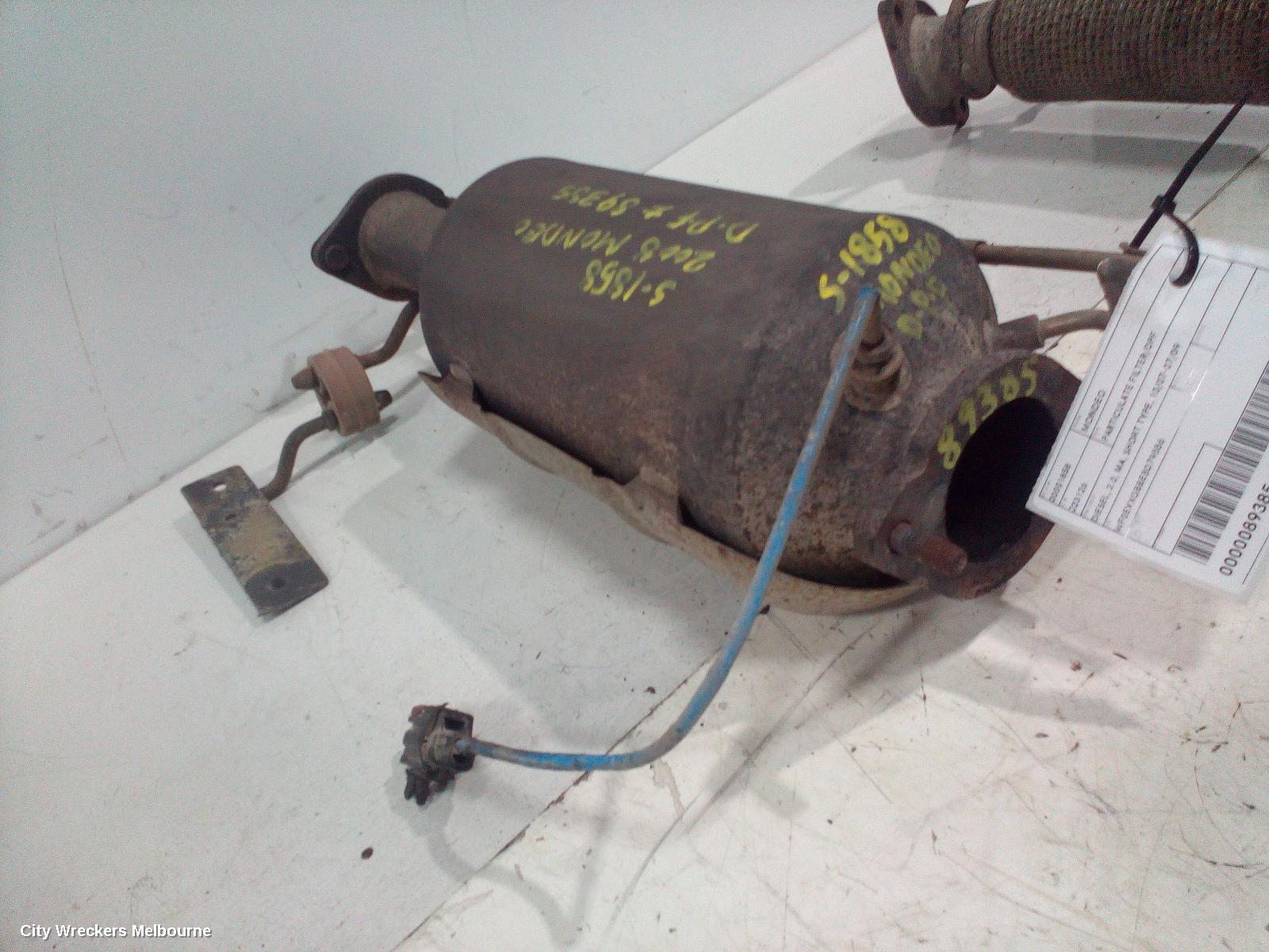 FORD MONDEO PARTICULATE FILTER/DPF, DIESEL, 2.0, MA, SHORT TYPE, 10/2007 - 07/2009 - Image 3