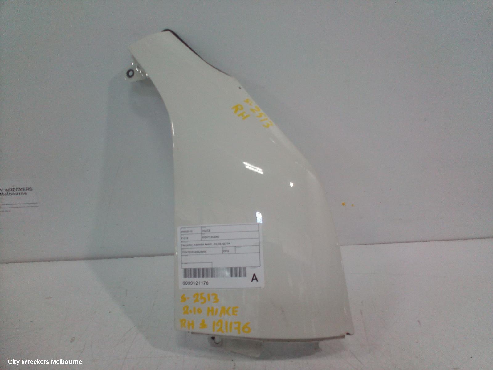 TOYOTA HIACE RIGHT GUARD, TRH/KDH, CORNER PANEL, 03/2005 - 04/2019 - Image 2
