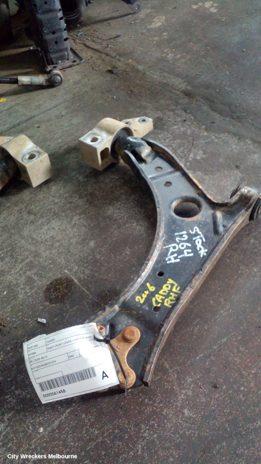 VOLKSWAGEN CADDY RIGHT FRONT LOWER CONTROL ARM, 2K, 12/2004 - 08/2010 - Image 1