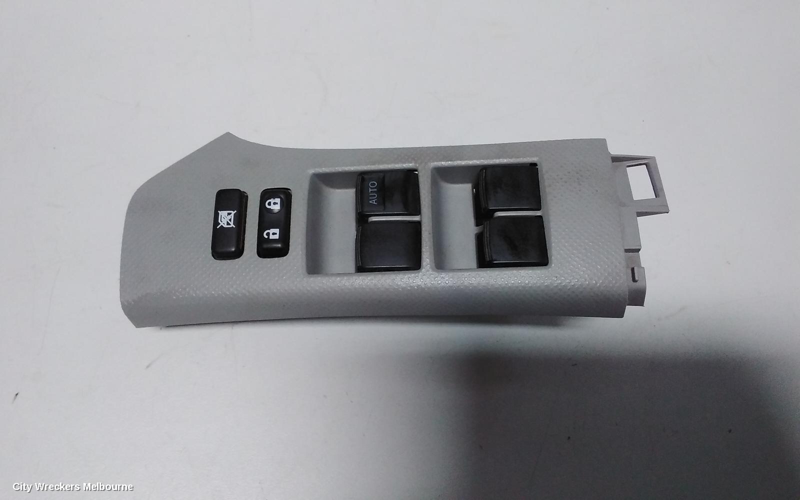 TOYOTA YARIS PWR DR WIND SWITCH, RH FRONT (MASTER SWITCH), 4 SWITCH TYPE, 5DR HATCH/SEDAN, NCP9#, 10/2005 ONWARDS - Image 2