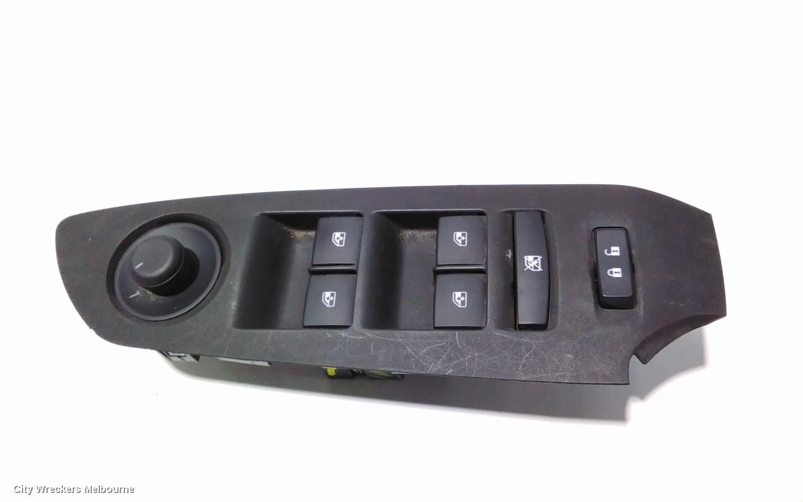 HOLDEN TRAX PWR DR WIND SWITCH, RH FRONT (MASTER SWITCH), TJ SERIES, 08/2013 - 12/2020 - Image 1