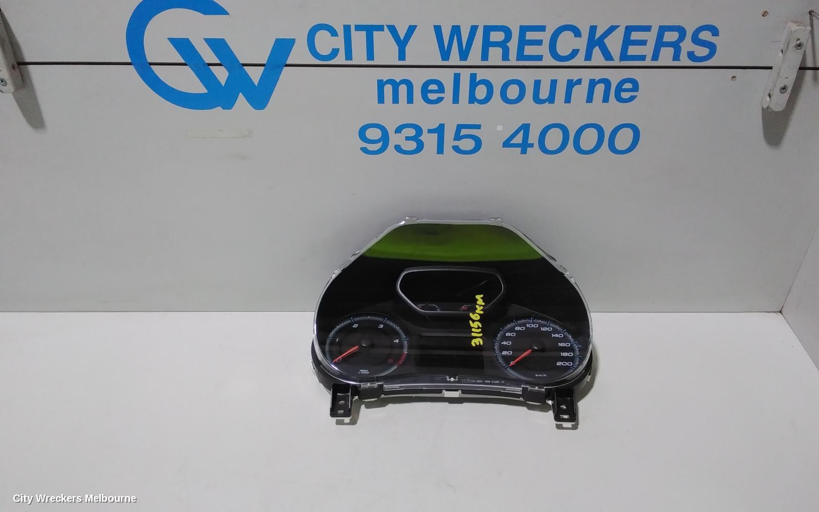 HOLDEN COLORADO INSTRUMENT CLUSTER, AUTO T/M, RG, 07/2016 - 12/2020 - Image 1