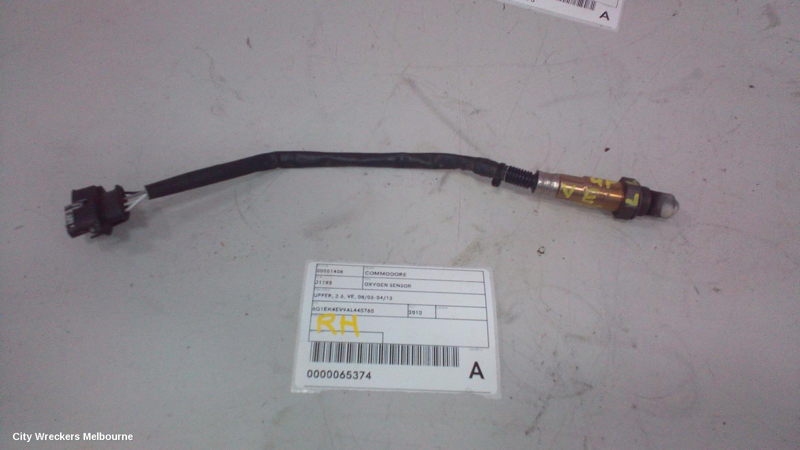 HOLDEN COMMODORE OXYGEN SENSOR, UPPER, 3.6, VE, 08/2006 - 04/2013 - Image 2