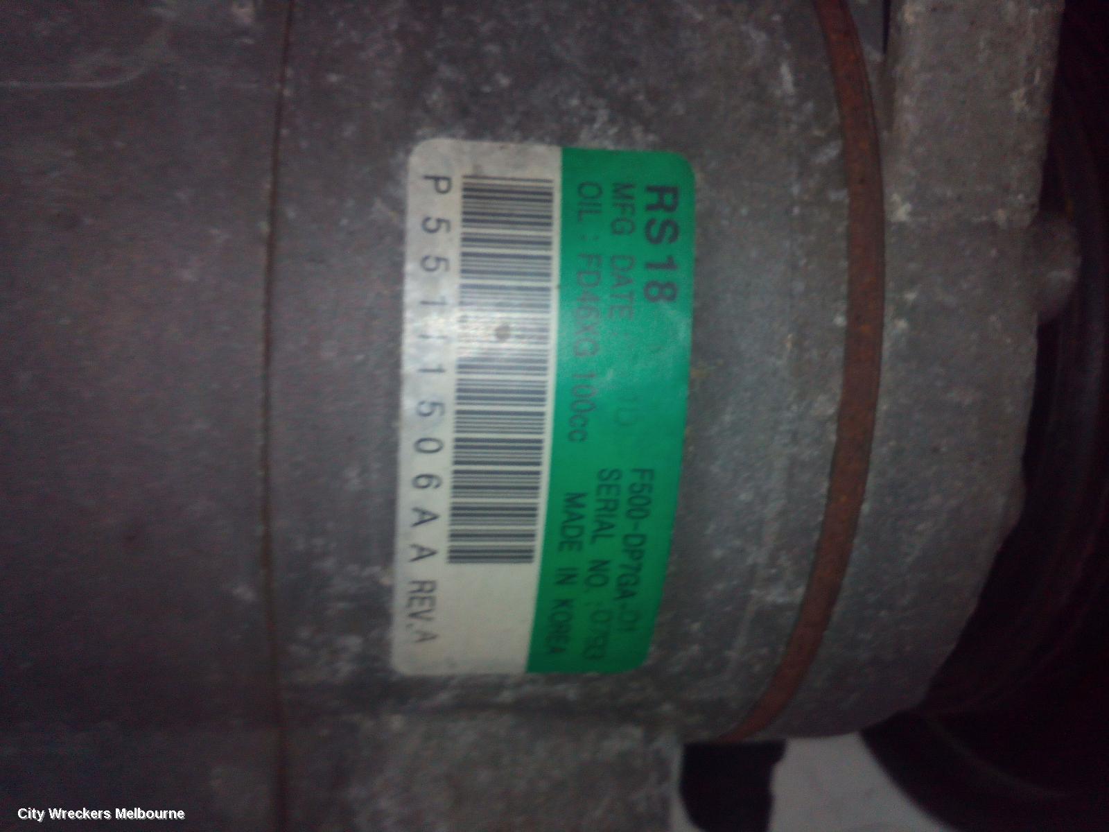 JEEP CHEROKEE A/C COMPRESSOR, KK, 3.7, PETROL, RS18, 08/2009 - 10/2012 - Image 1